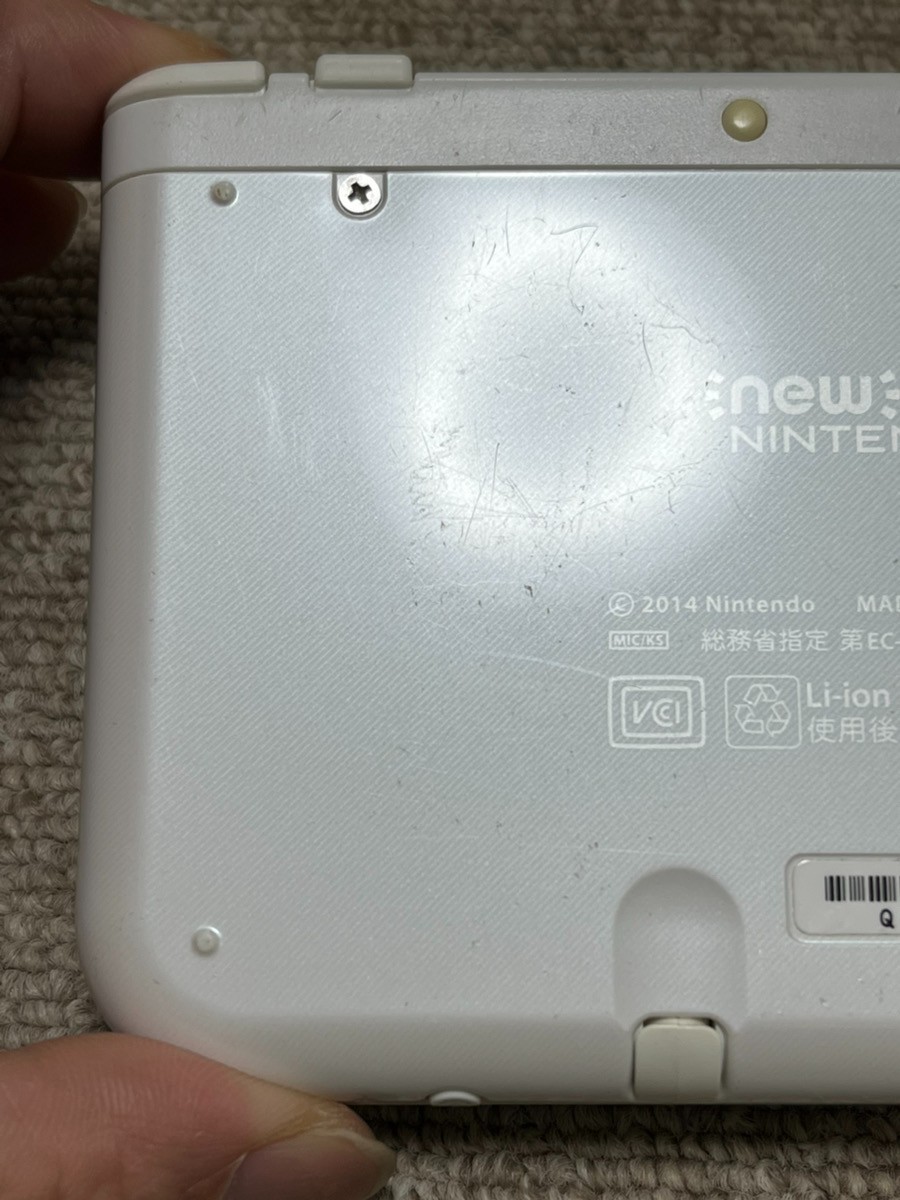 New 3DS LL XL Pearl White Japan Nintendo Console region Japanese B961