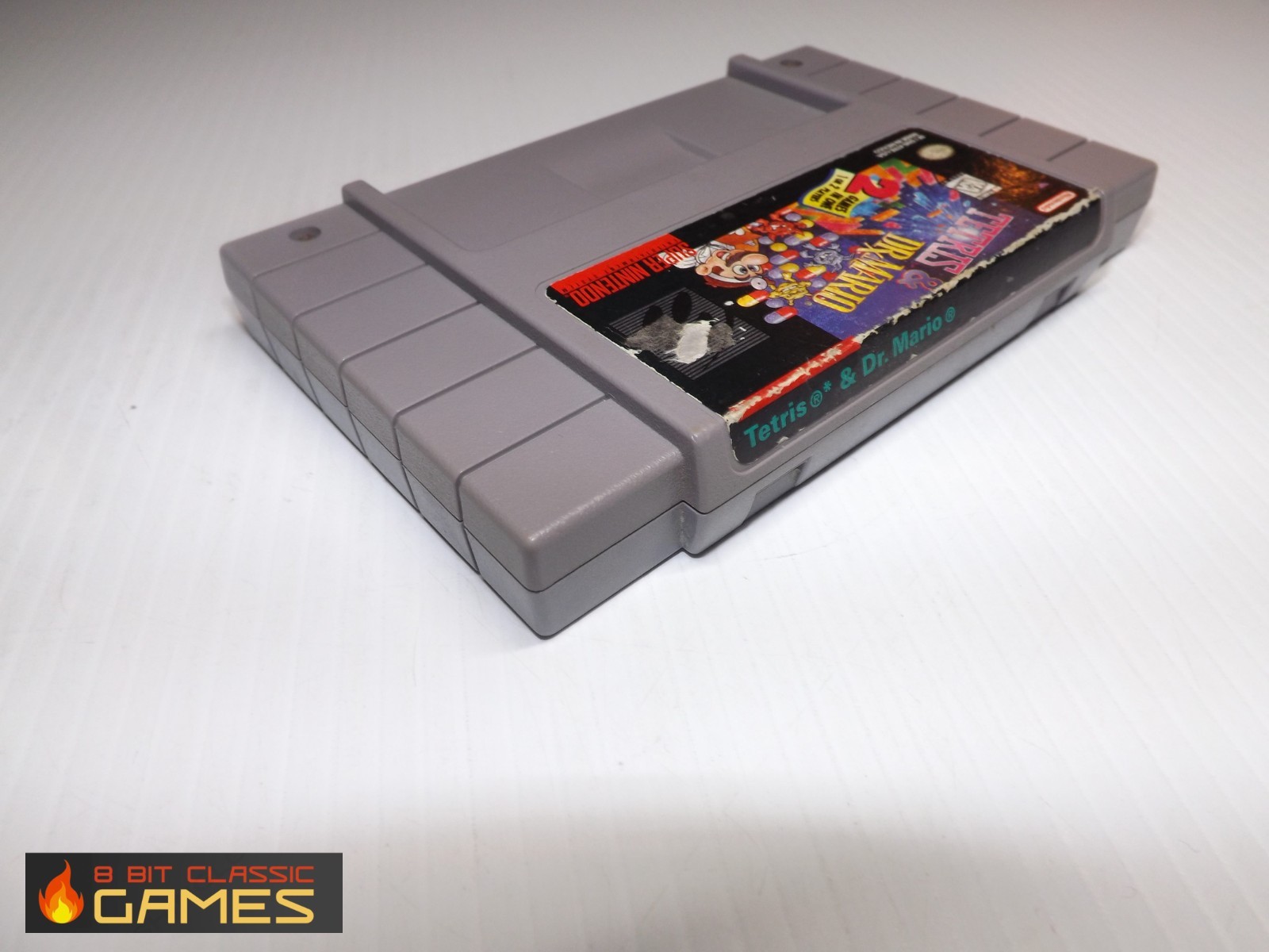 Tetris and Dr. Mario GAME ONLY – SUPER NINTENDO SNES – 622a