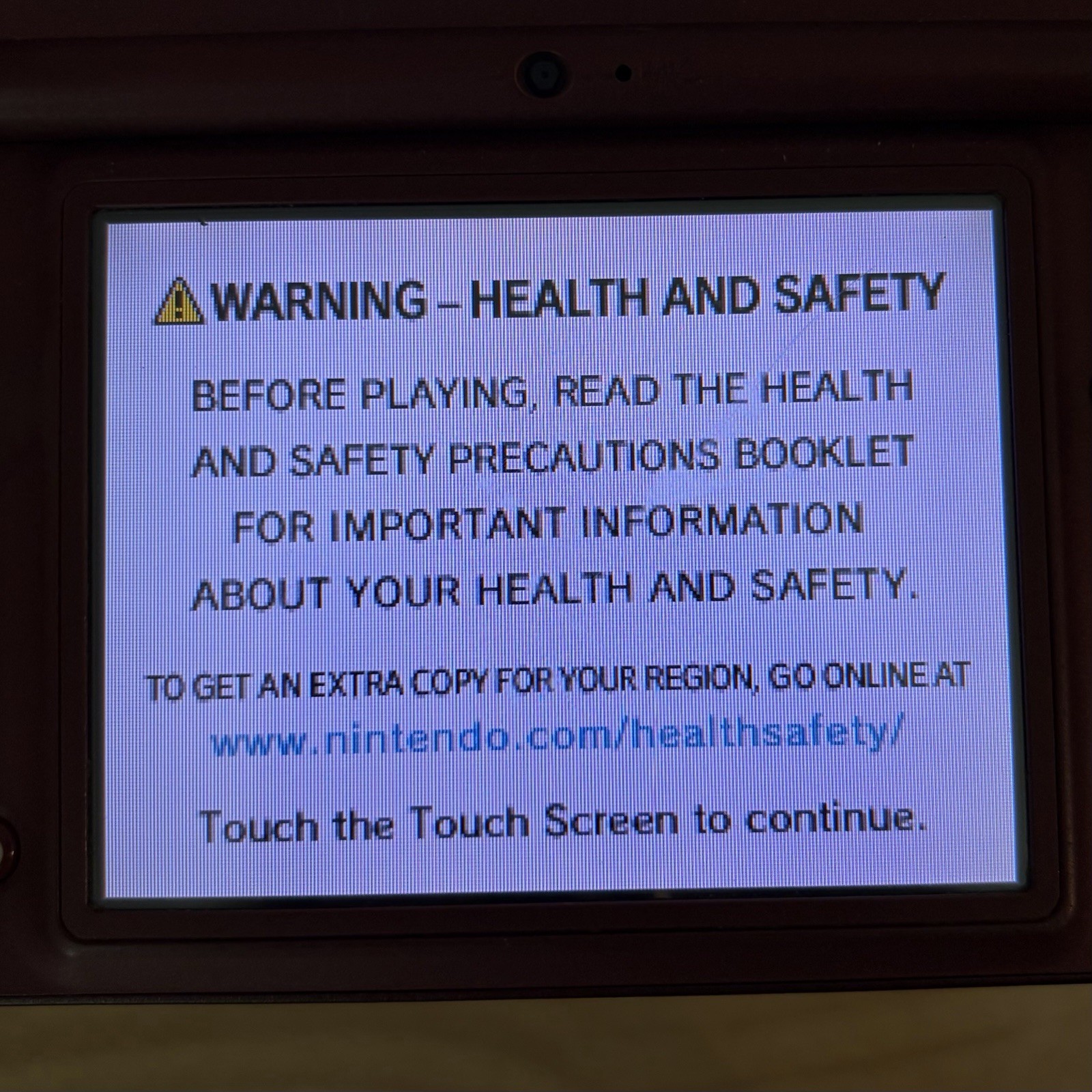 Nintendo DSi XL Console Red Burgundy Working – Dark Top Screen Edges See Photos