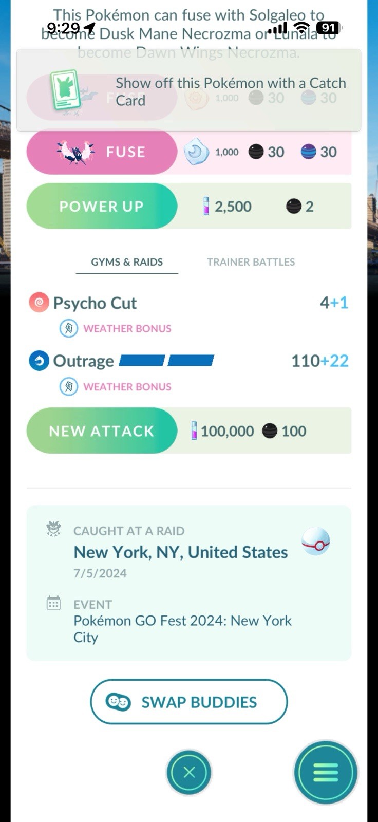 Pokémon GO NecrozmaBG Event Exclusive Raid GO Fest 2024 Android iOS