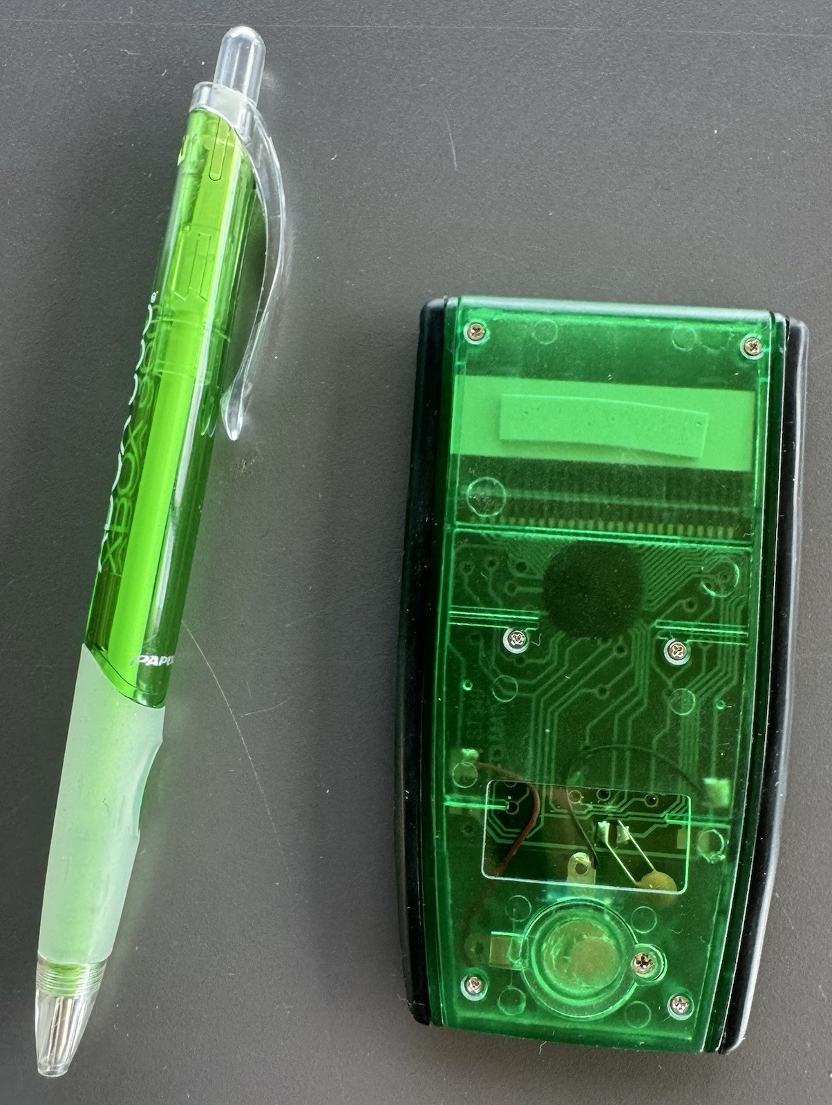 Xbox 360 Clear Green Pen And Calculator Bundle Promotional Items