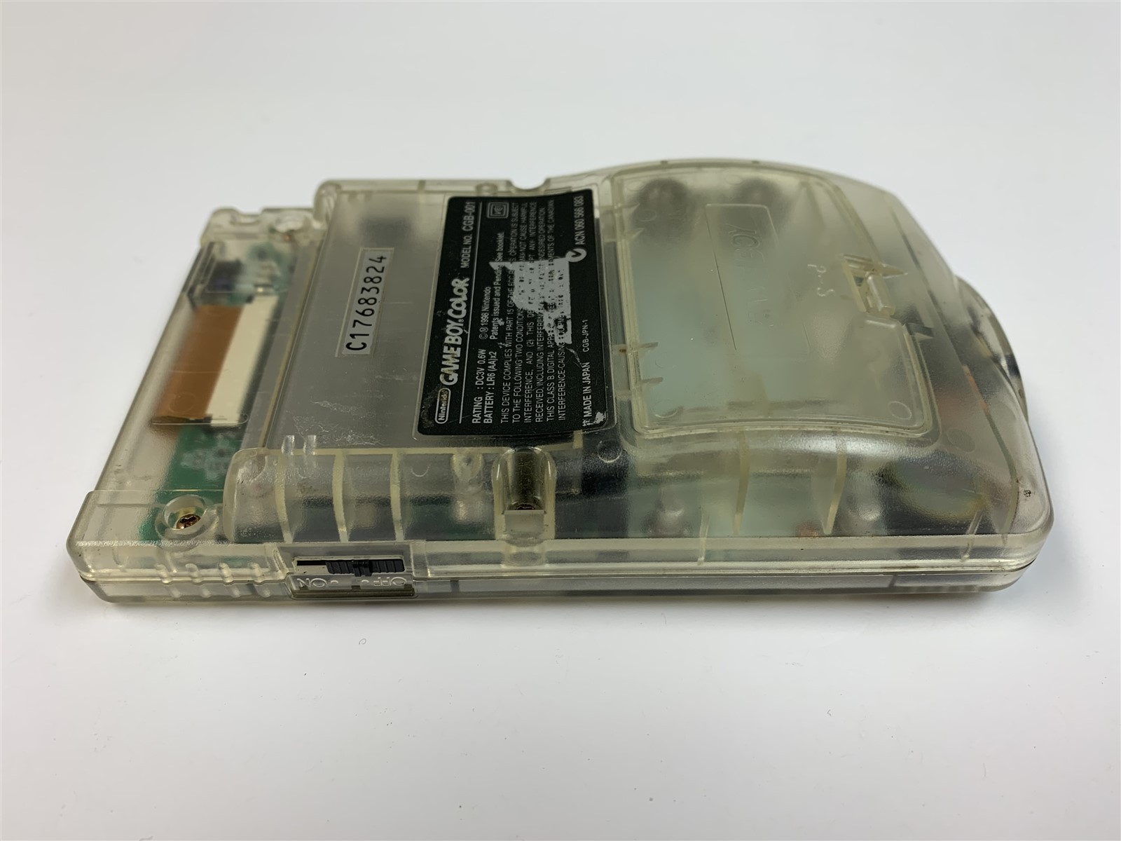 Nintendo Clear GameBoy Color Game Boy Handheld Console