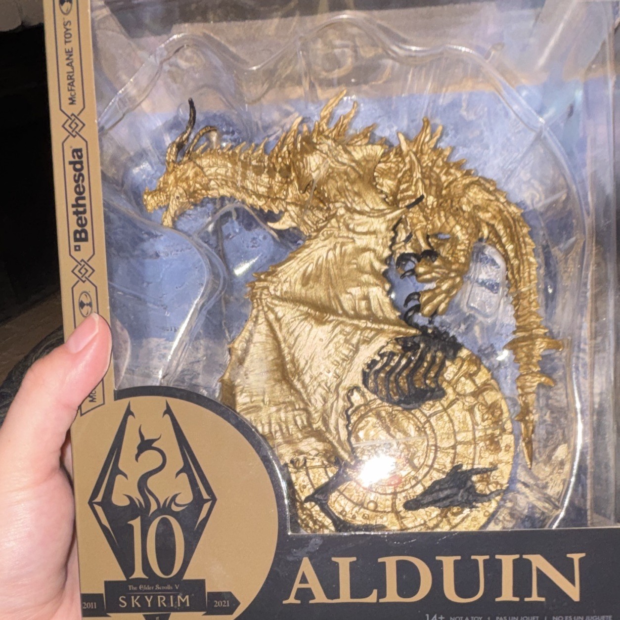 McFarlane Toys Alduin Action Figure 10th Anniversary Skyrim Elder Scrolls V