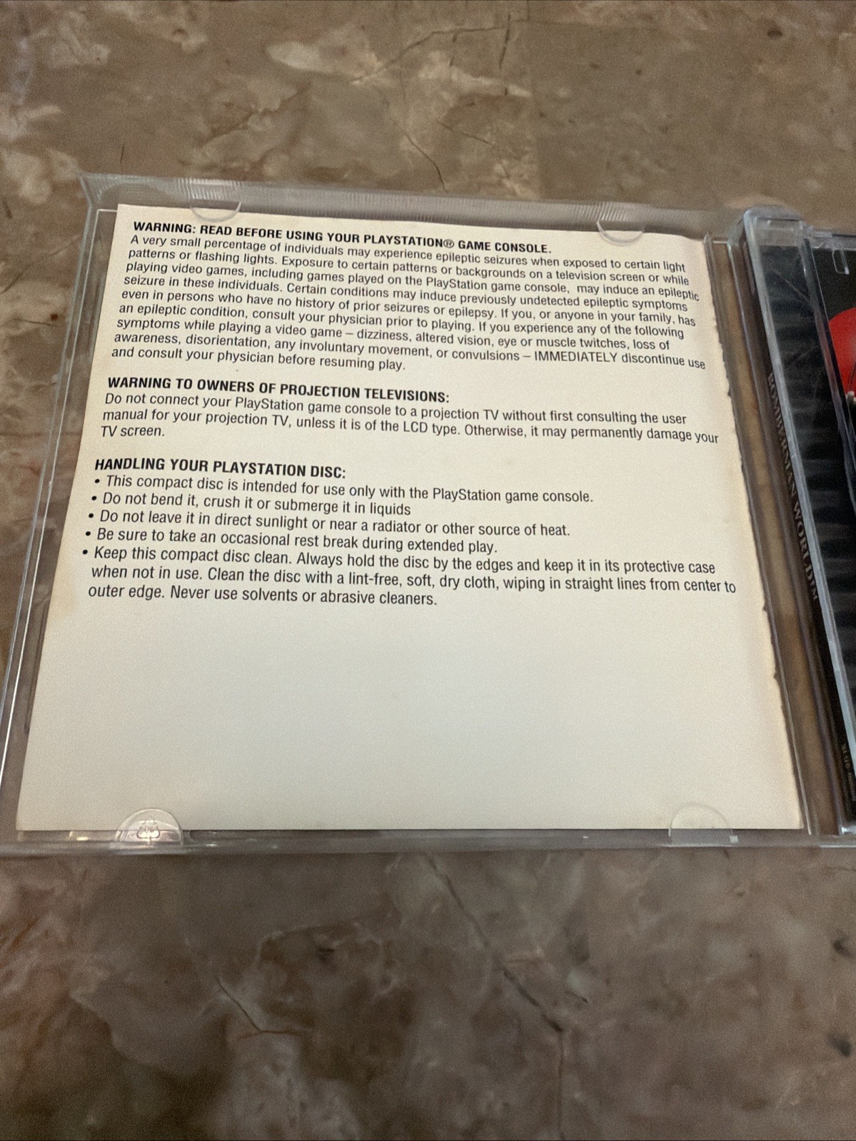 Bomberman World – Sony PlayStation 1 1998 – Missing Body Of Manual