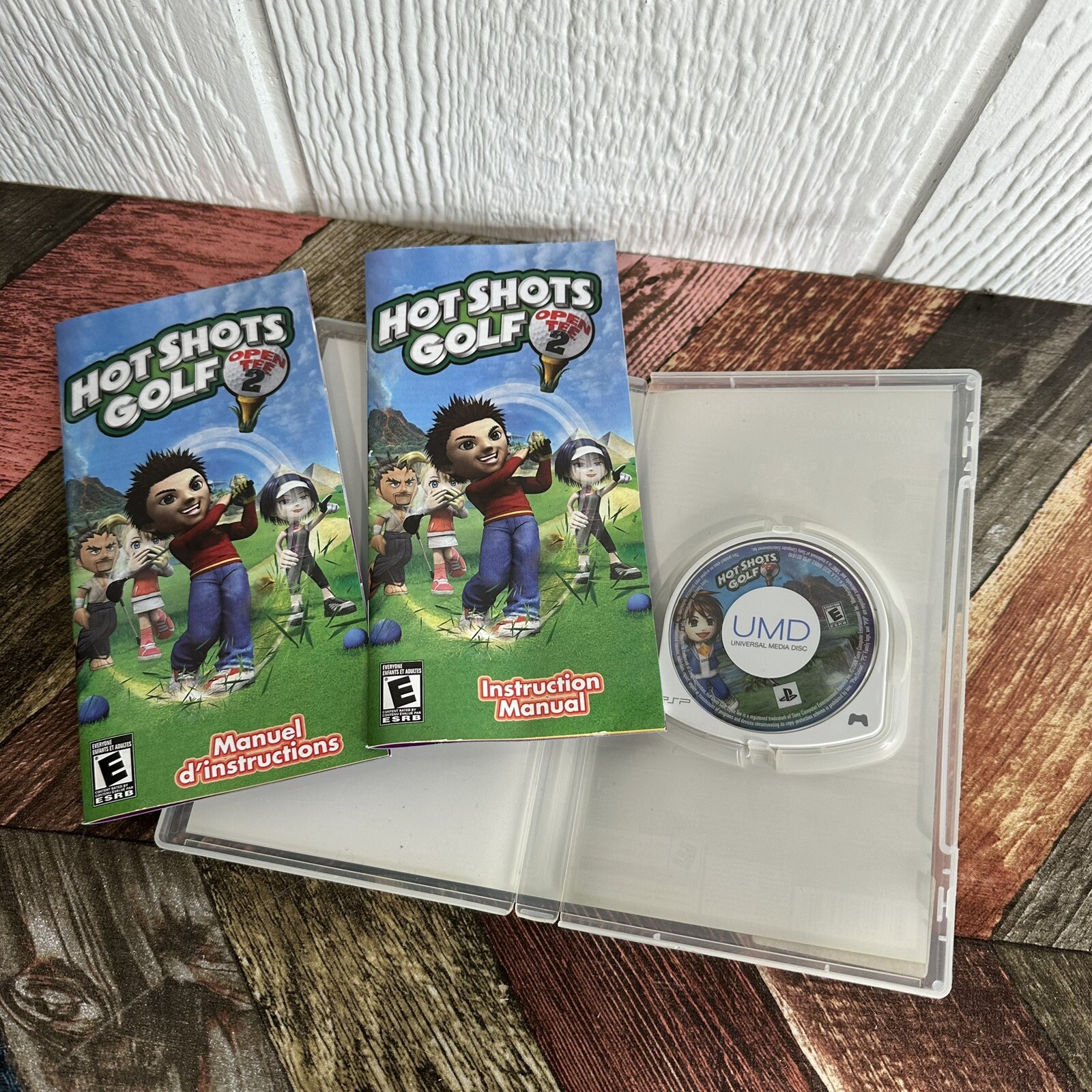 Hot Shots Golf: Open Tee 2 (Sony PSP, 2008) Complete In Box CIB With Manual