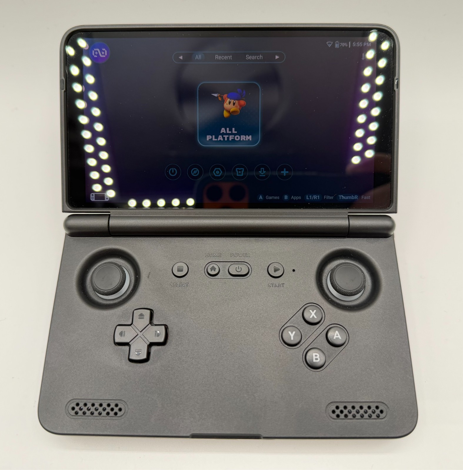 Retroid Pocket Flip 2 – Retro Gaming Android Black Handheld