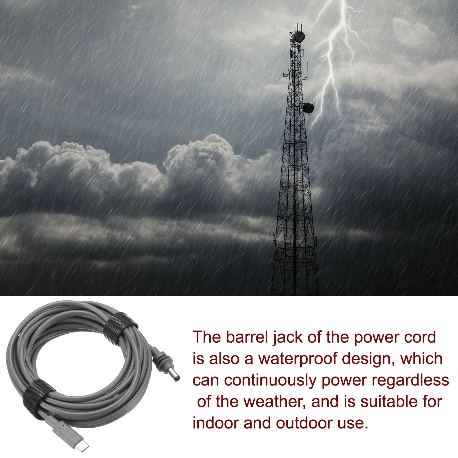 16FT USB C to DC Power Fast Charging Cable 100W,5.5mmx2.1mm /20V 5A (Grey)