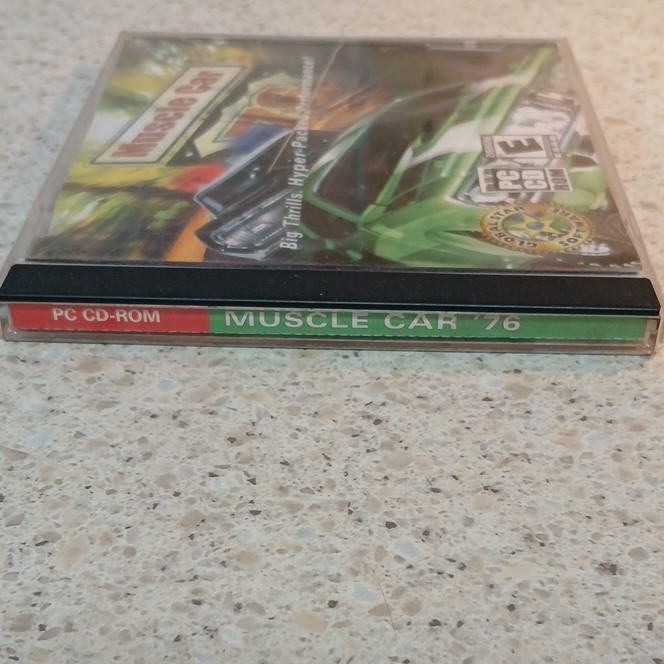Muscle Car 76 – Global Star Software (PC) Racing, 8 Cars, 3D Tracks,manual inc