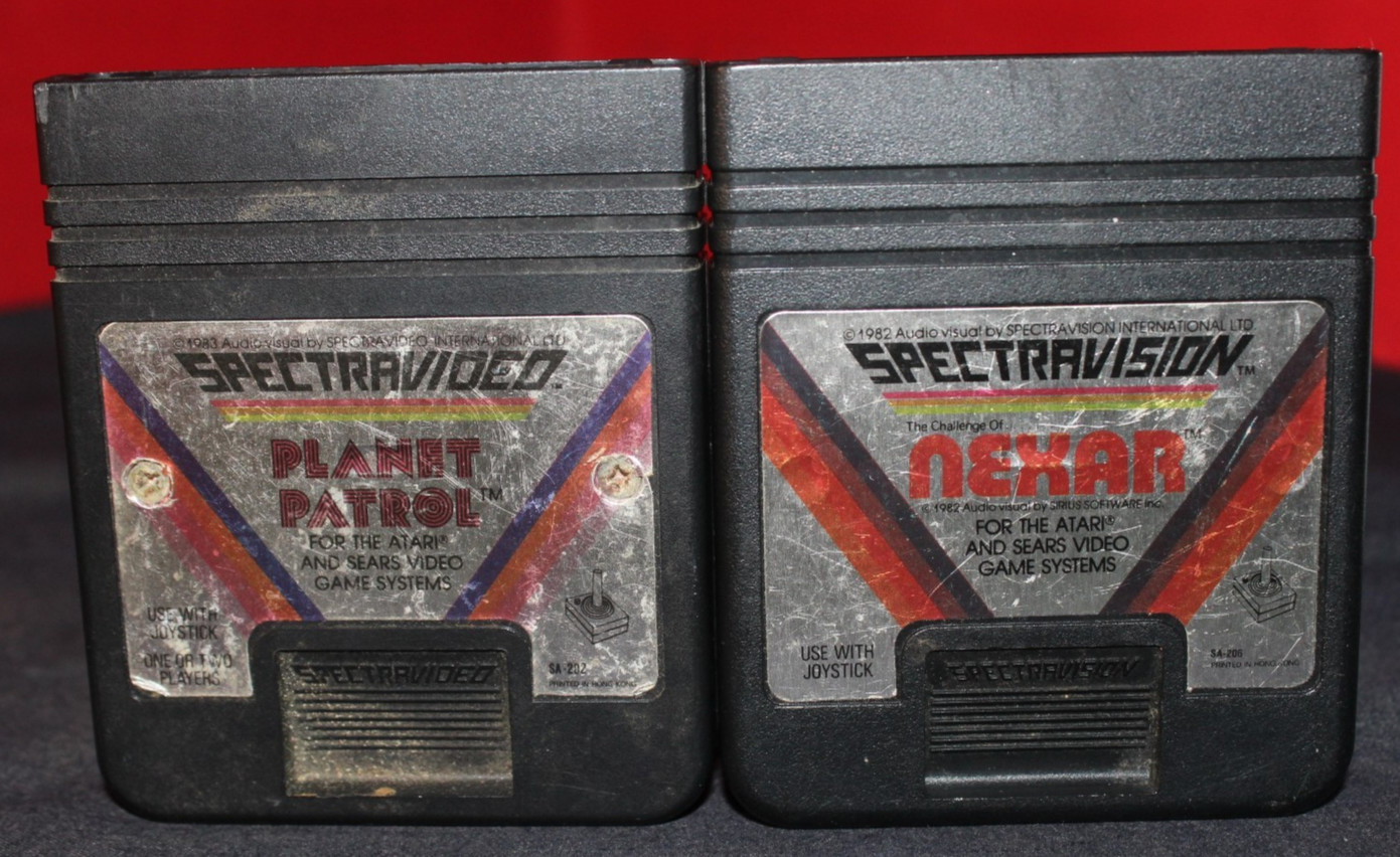 Atari 2600 Games Lot Of 2 Spectravision/Spectravideo Nexar & Planet Patrol