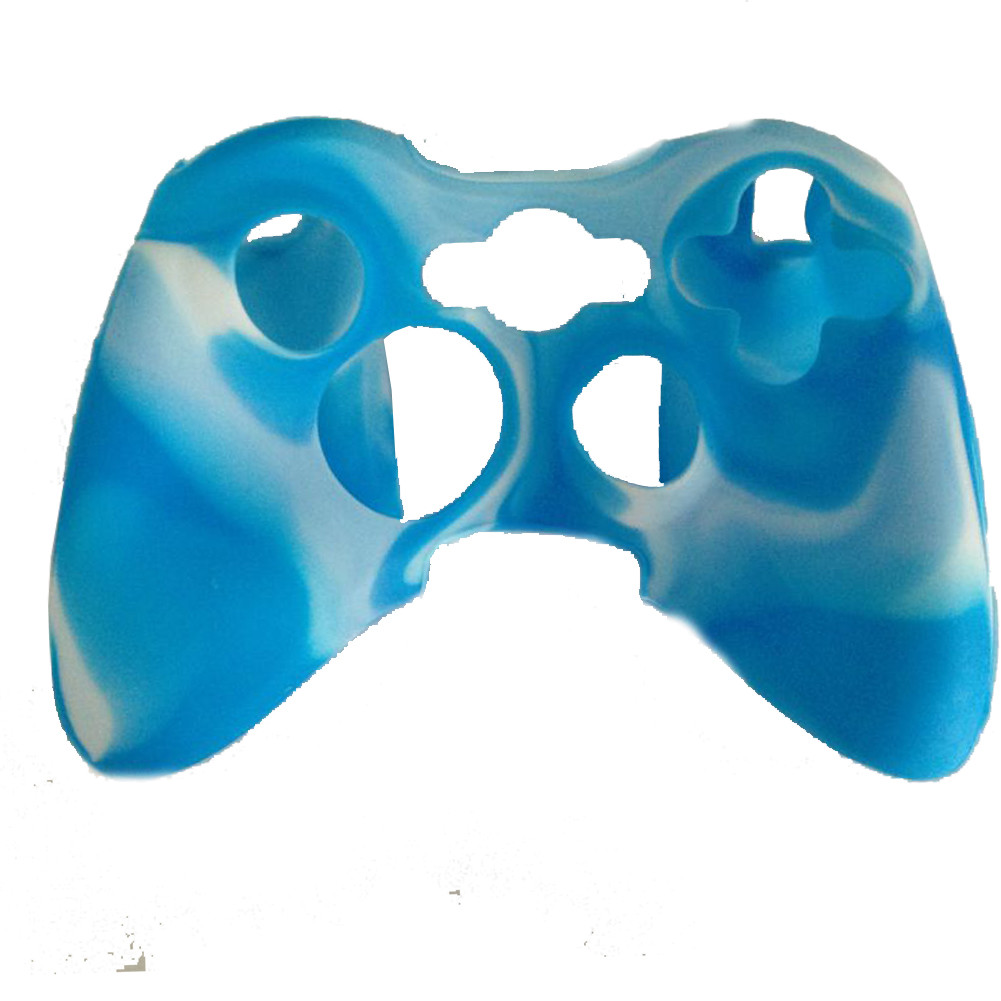 2X Rubber Skin Silicone Gel Protective Cover For Microsoft Xbox 360 Controller