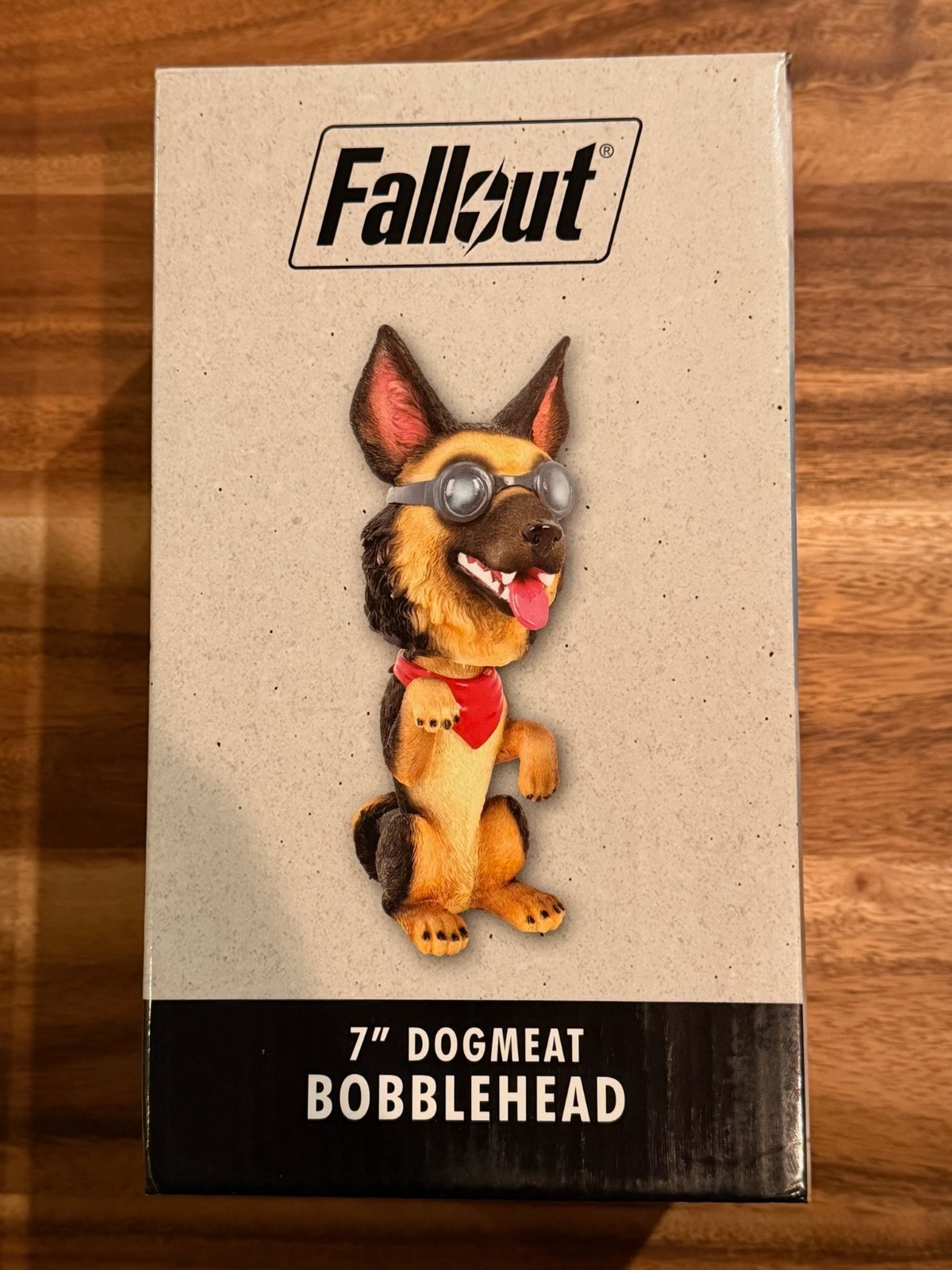 Bethesda Fallout 4 Dogmeat Shepherd 7″ Resin Bobblehead by Thinkgeek