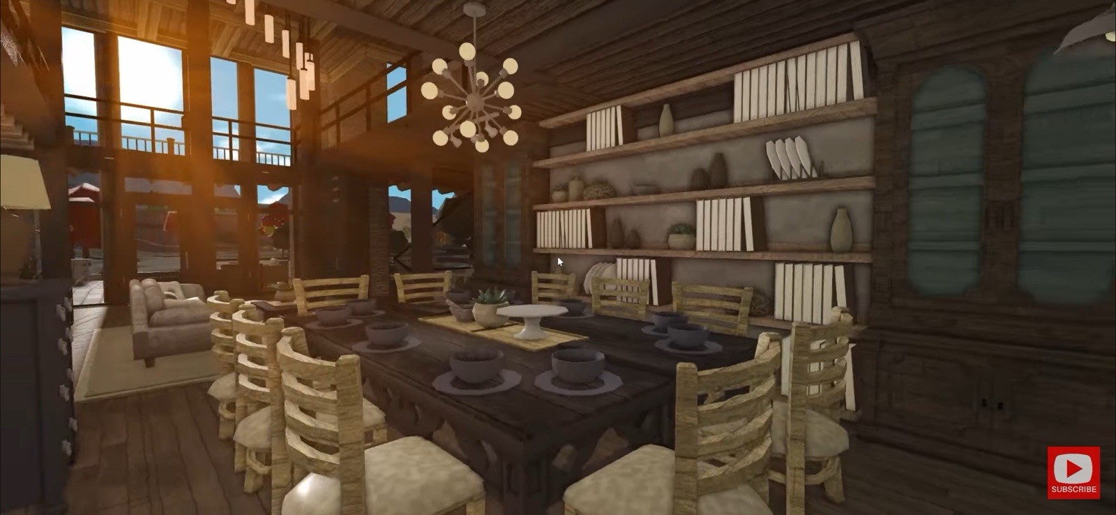 RUSTIC HILLSIDE MANSION BLOXBURG.CHECK DESCRIP.FAST BUILDER FOR AFFORDABLE PRICE