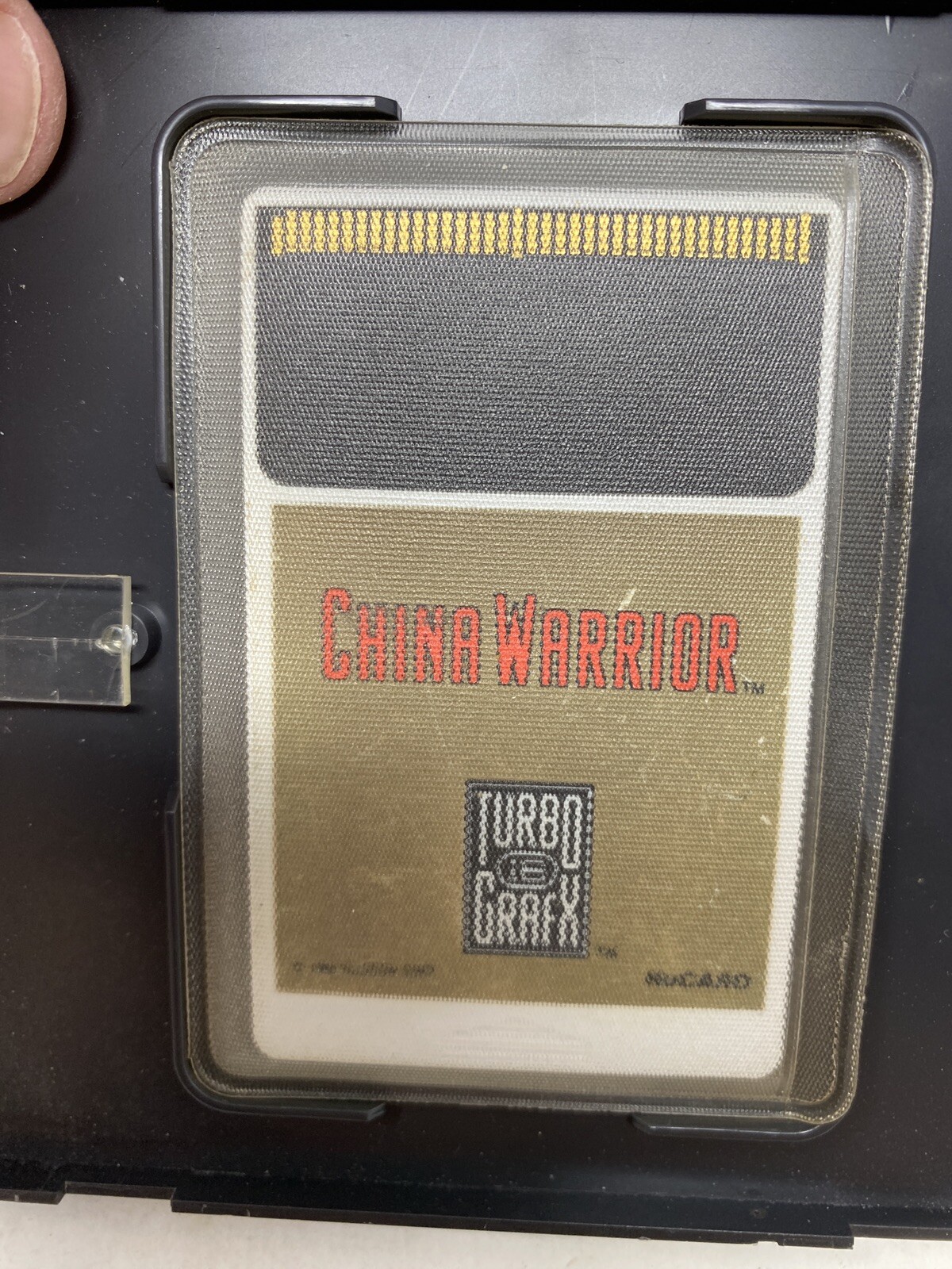 Vintage TurboGrafx 16 China Warrior 1989 NEC Video Game Cartridge CIB Complete