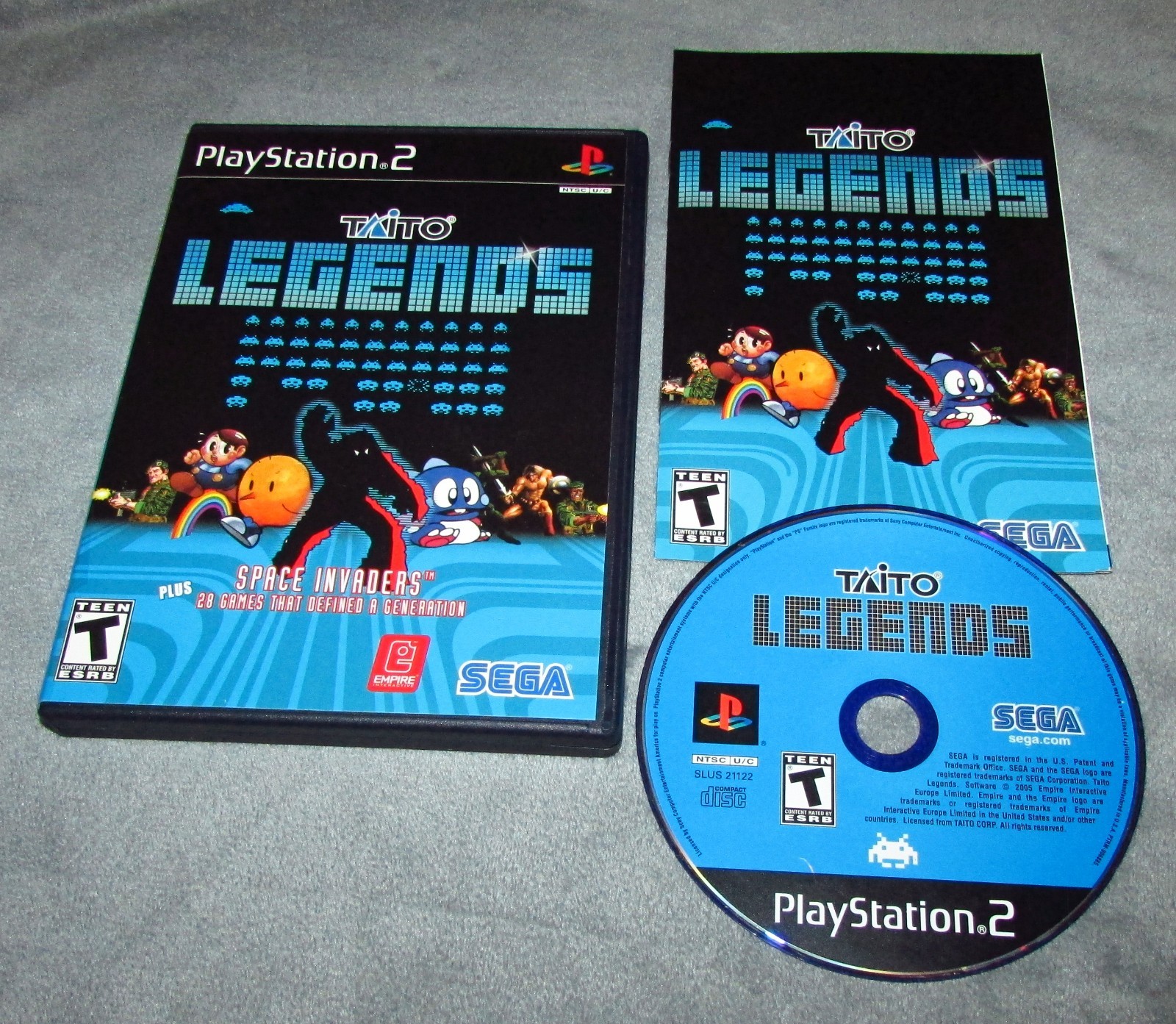 Taito Legends for Playstation 2 Complete / Fast Shipping!