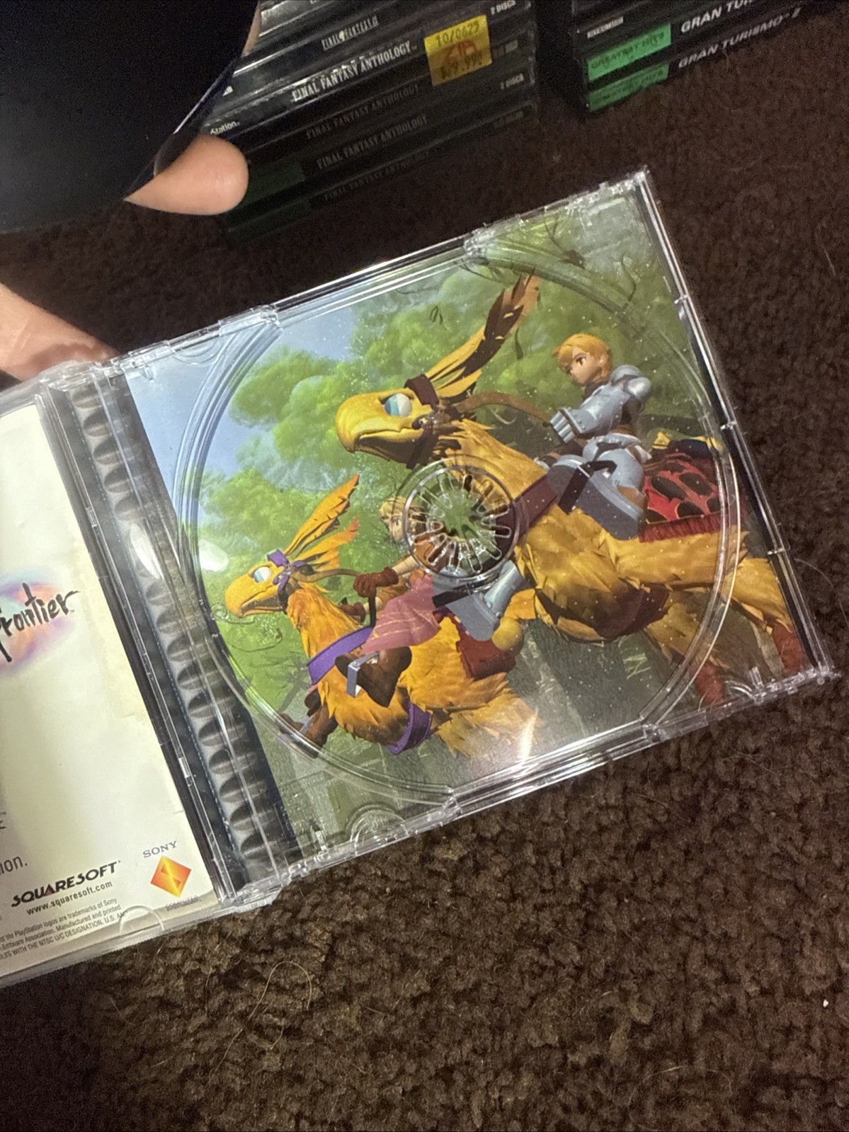 Final Fantasy Tactics PS1 PlayStation 1 Complete Manual Near MINT condition Disc