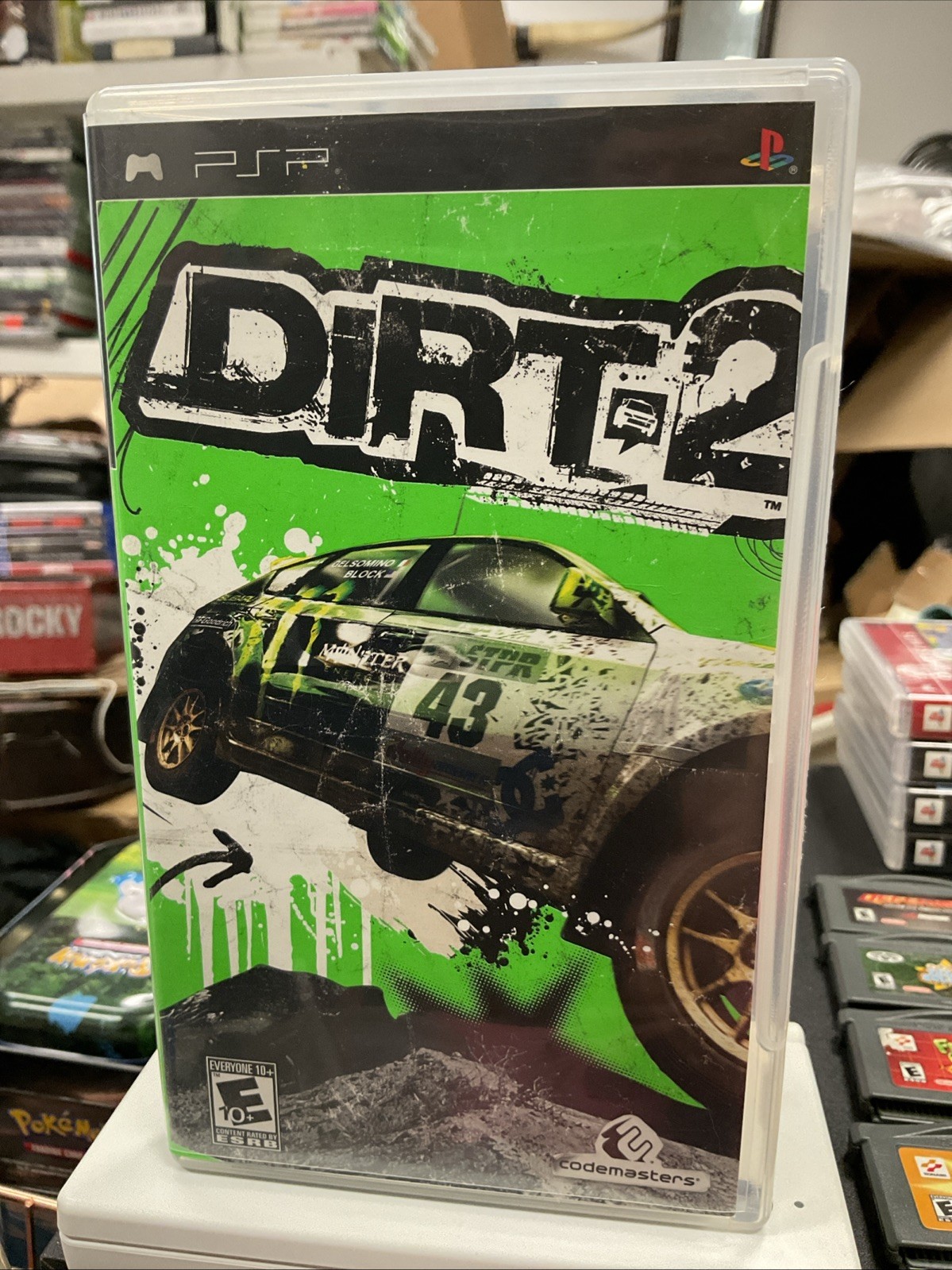 PSP PLAYSTATION DIRT 2 II TWO GAME COMPLETE CIB Used Sony PlayStation Portable