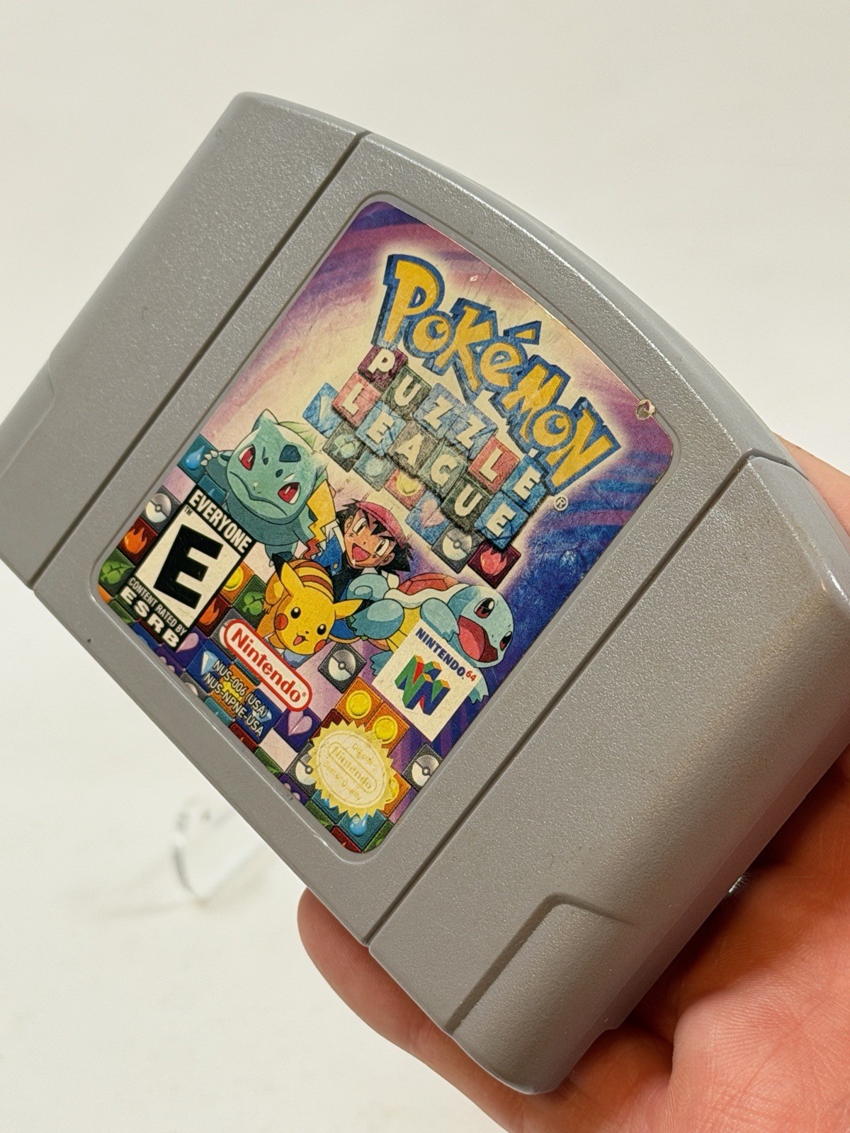 Pokemon Puzzle League (Nintendo 64 N64, 2000) – Tested & Working!