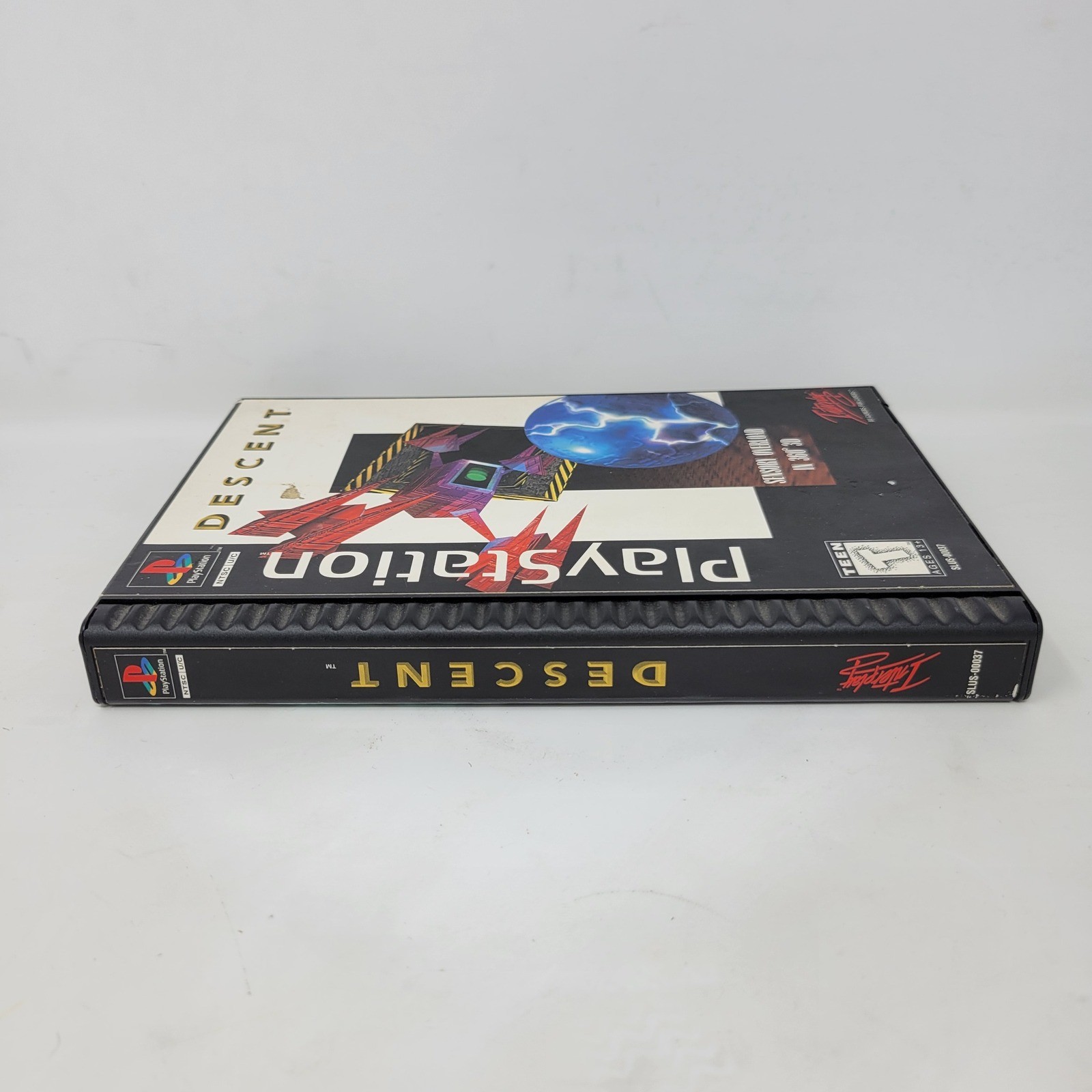 Descent Sony PlayStation 1 PS1 1996 Long Box Black Label SLUS-00037 Interplay