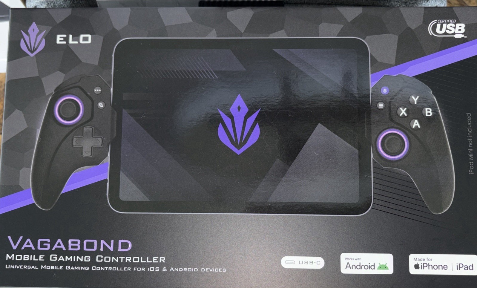 ELO Vagabond Mobile Gaming Controller USB-C, Compatible with iPhone/Android