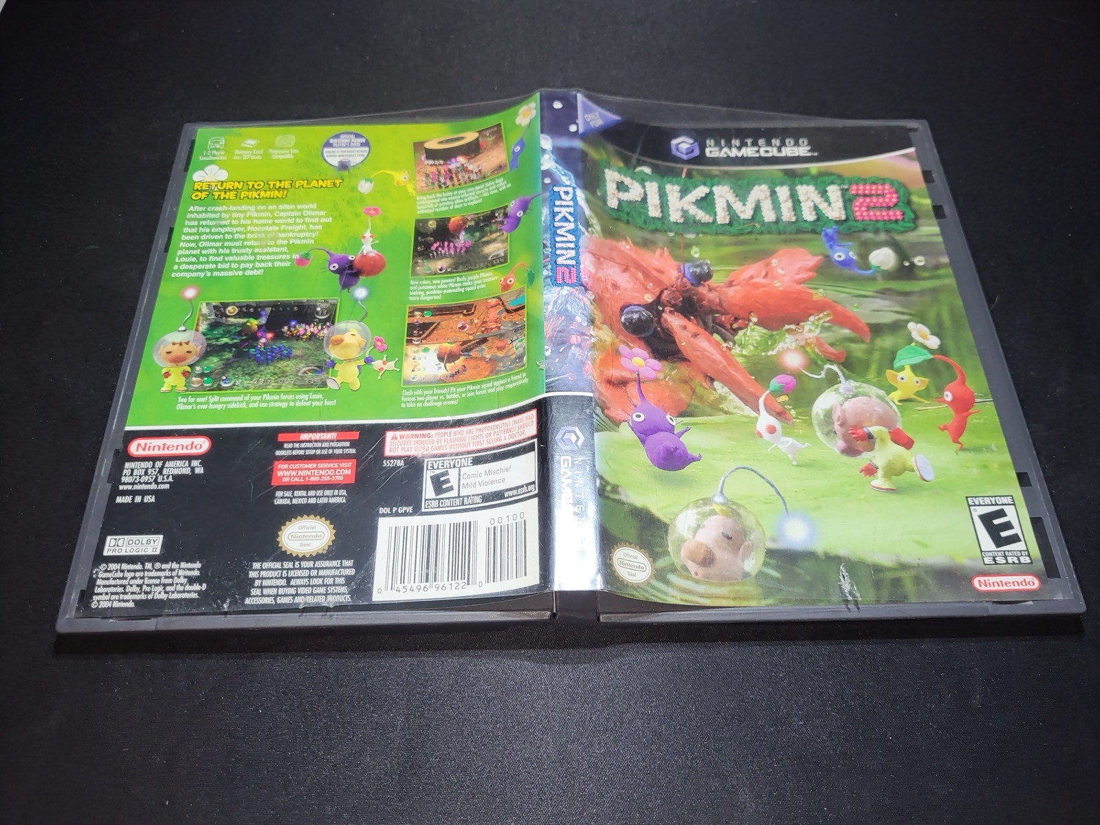 Pikmin 2 II Black Label Nintendo Gamecube MINT cond disc COMPLETE-!