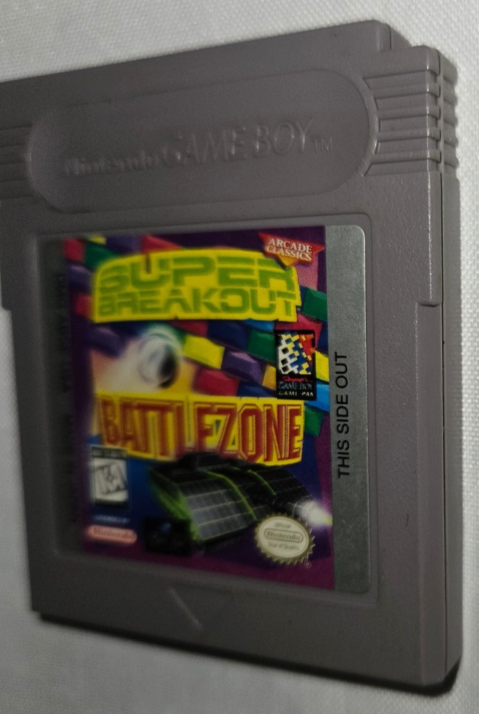 Super Breakout & Battlezone Cartridge Only Authentic Nintendo Game Boy USA 1996
