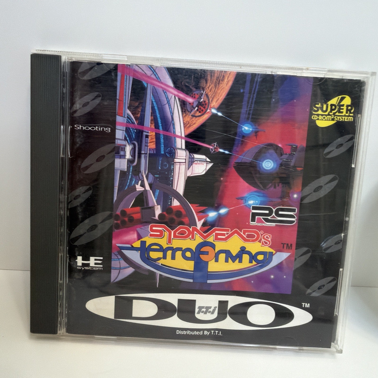 Syd Mead’s Terraforming TurboGrafx-16 CD Turbo Duo Tested Complete CIB