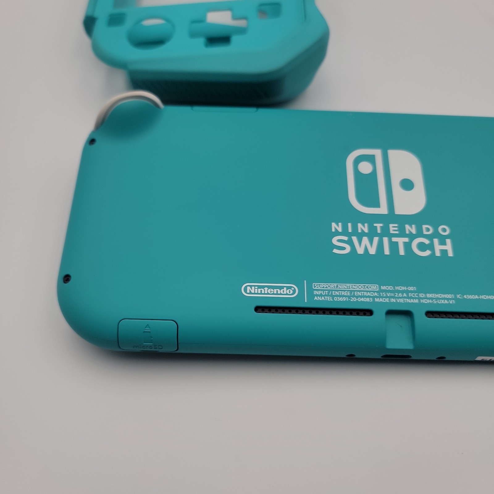Nintendo Switch Lite HDH-001 32GB Turquoise Handheld Console W/ CASE Puppy Paw