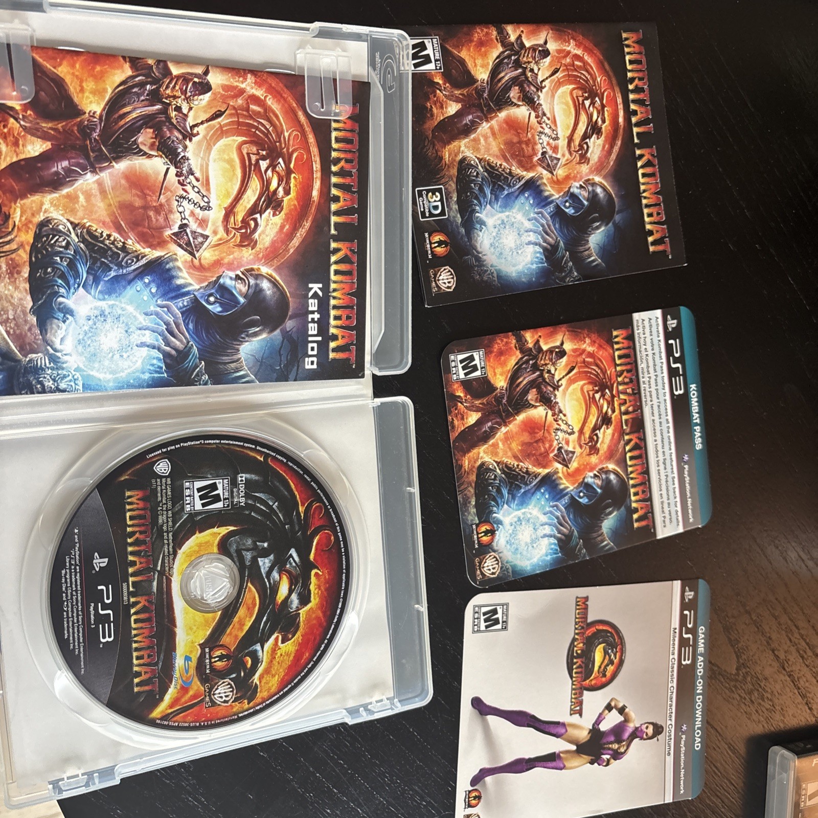 Mortal Kombat PS3 (Sony PlayStation 3, 2011) CIB Complete