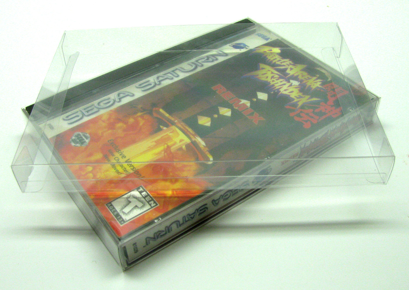 50x SEGA SATURN CIB GAME – CLEAR PLASTIC PROTECTIVE BOX PROTECTOR SLEEVE CASE