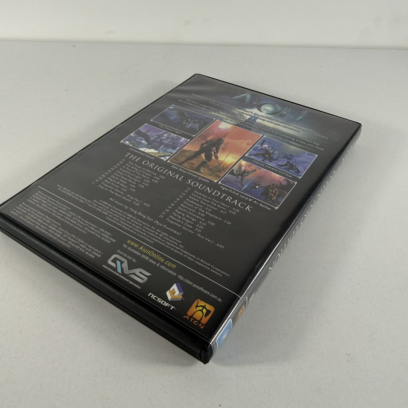 AION Limited Collector’s Edition PC DVD-ROM (2009) Complete w/ Sealed Figure