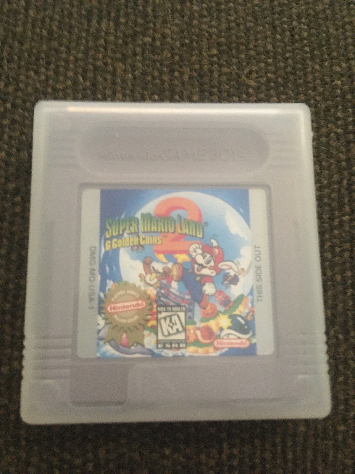 Super Mario Land 2 6 Golden Coins Game Boy Nintendo Players Choice w/Case Tested