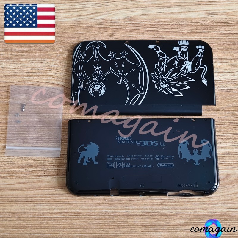 Replace For Nintendo New 3DS XL LL Top Bottom Housing Shell Cover Case (Ri Yue)