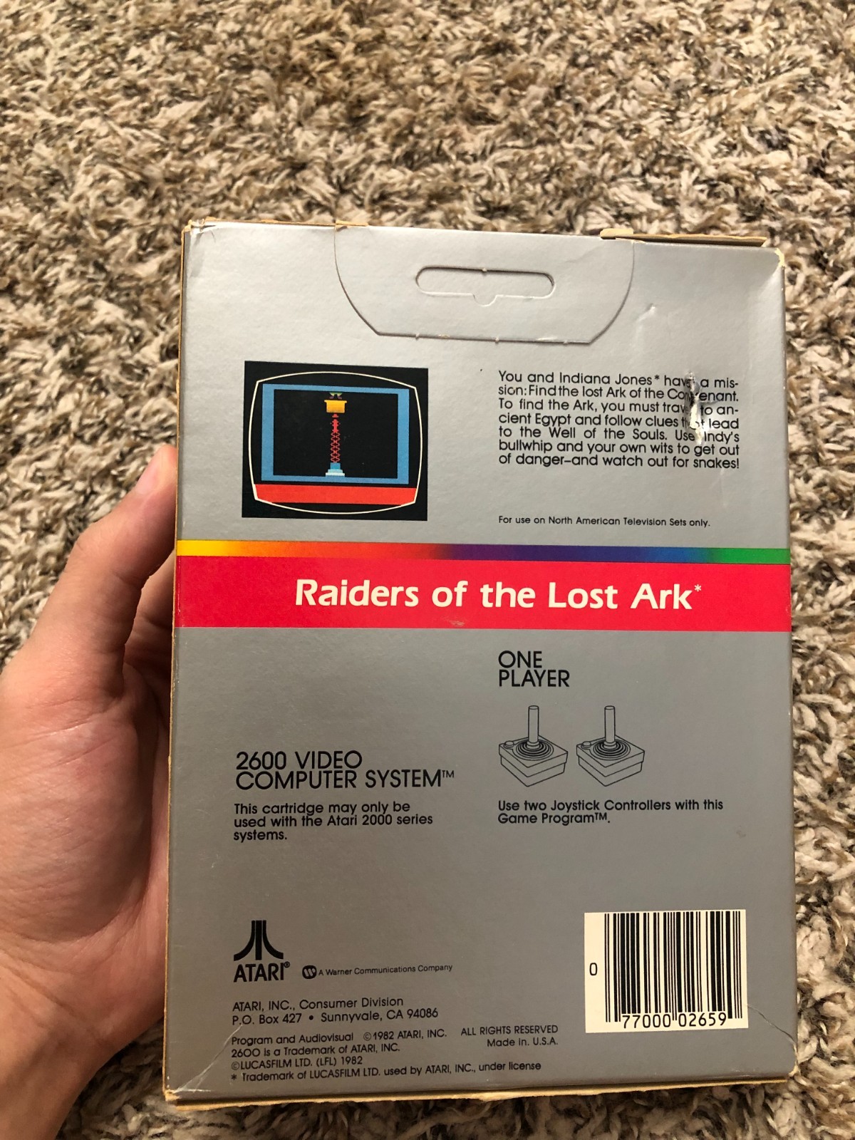 Raiders of the Lost Ark (Atari 2600, 1982) BrandNew
