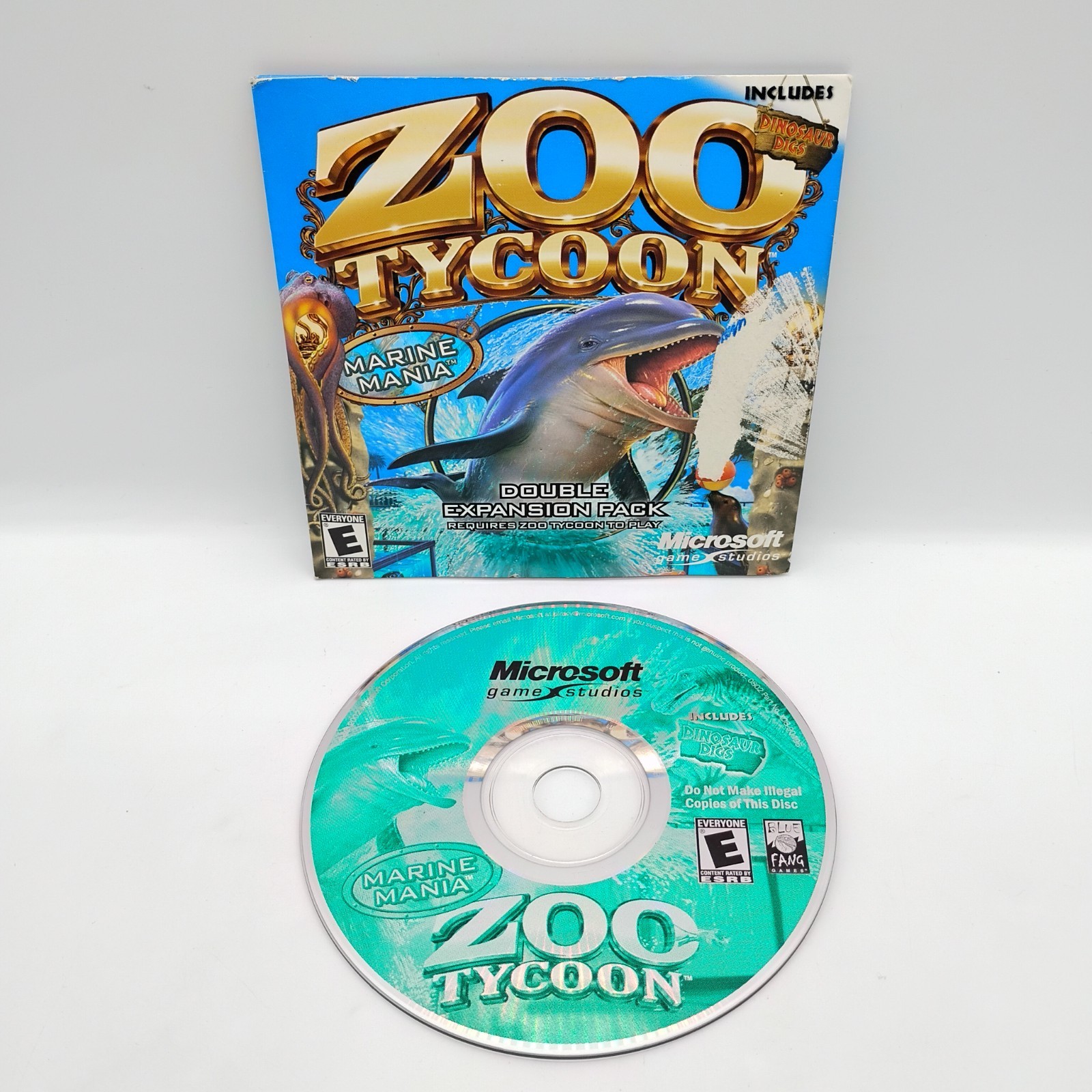 Zoo Tycoon: 1 & 2 w/ Marine Mania & Dinosaur Digs, And Endangered Species (PC)