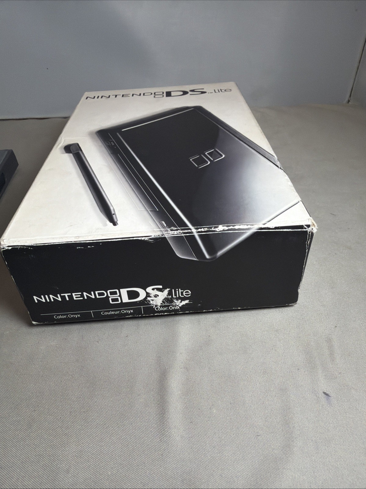 Nintendo DS Lite Onyx Black USG-001 Complete In Box CIB” Please Read”