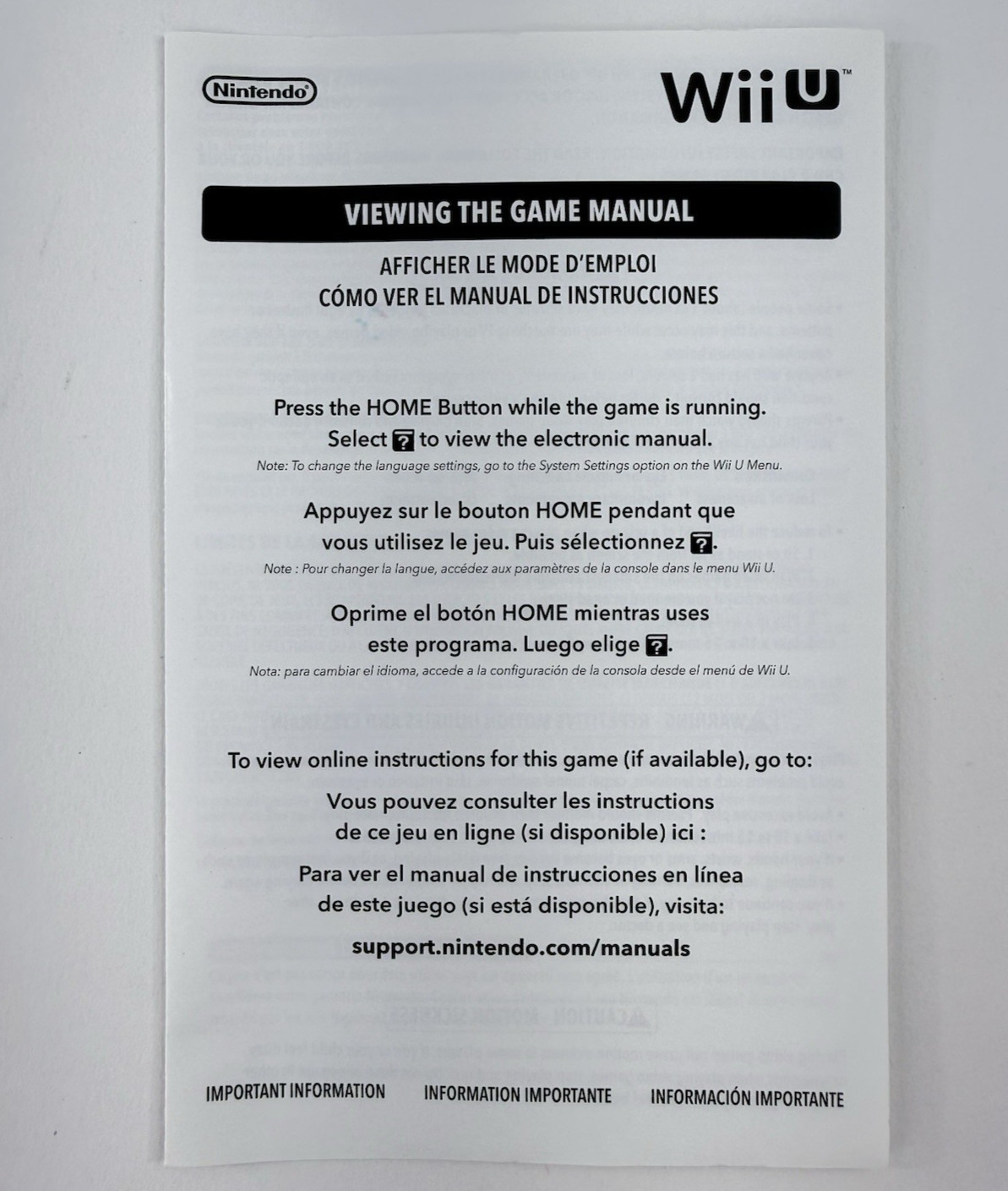 Mario Party 10 (Nintendo Wii U, 2015) Game Case Manual – Tested and Working