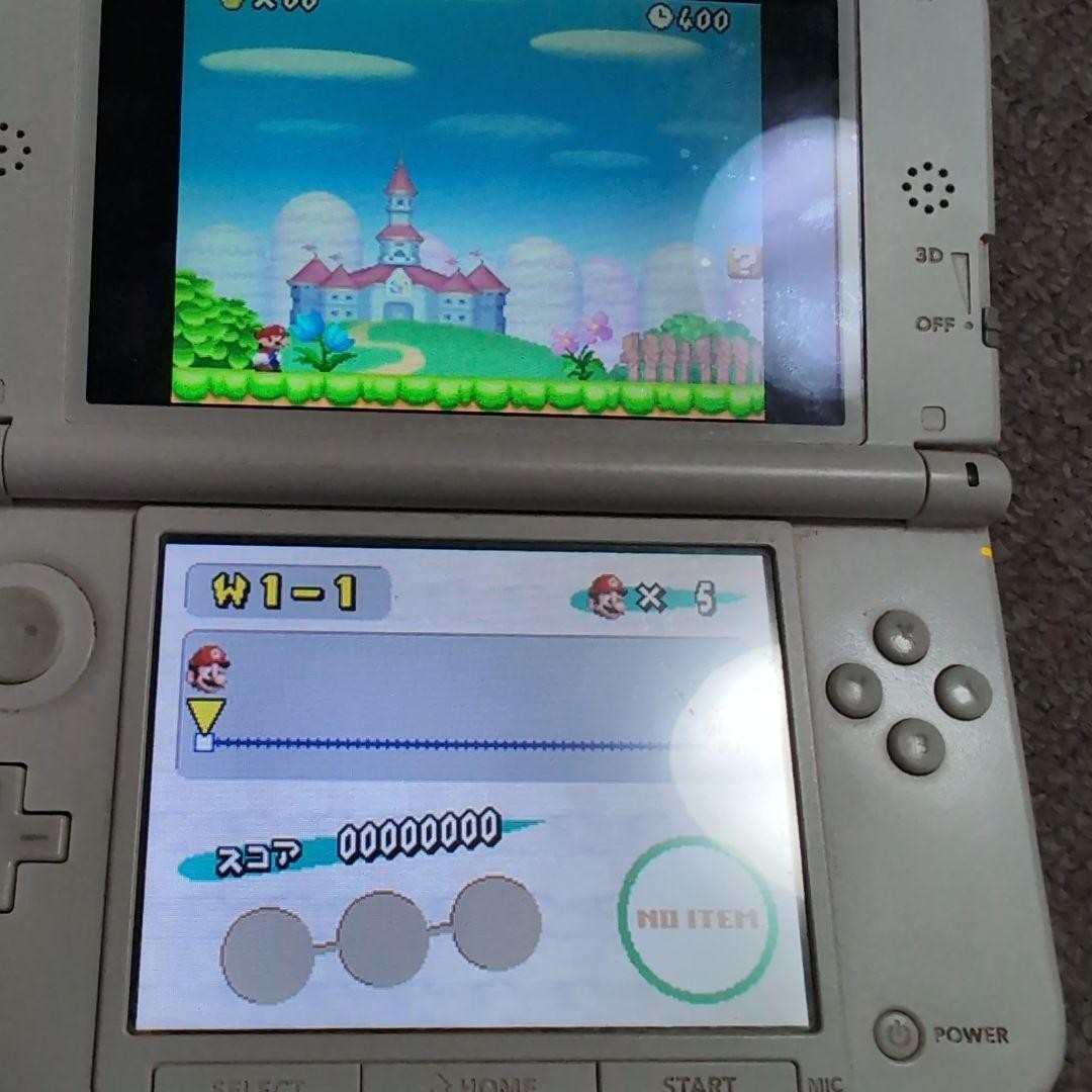 Nintendo 3DS XL Launch Edition White & Pink Handheld System Japanese veresion