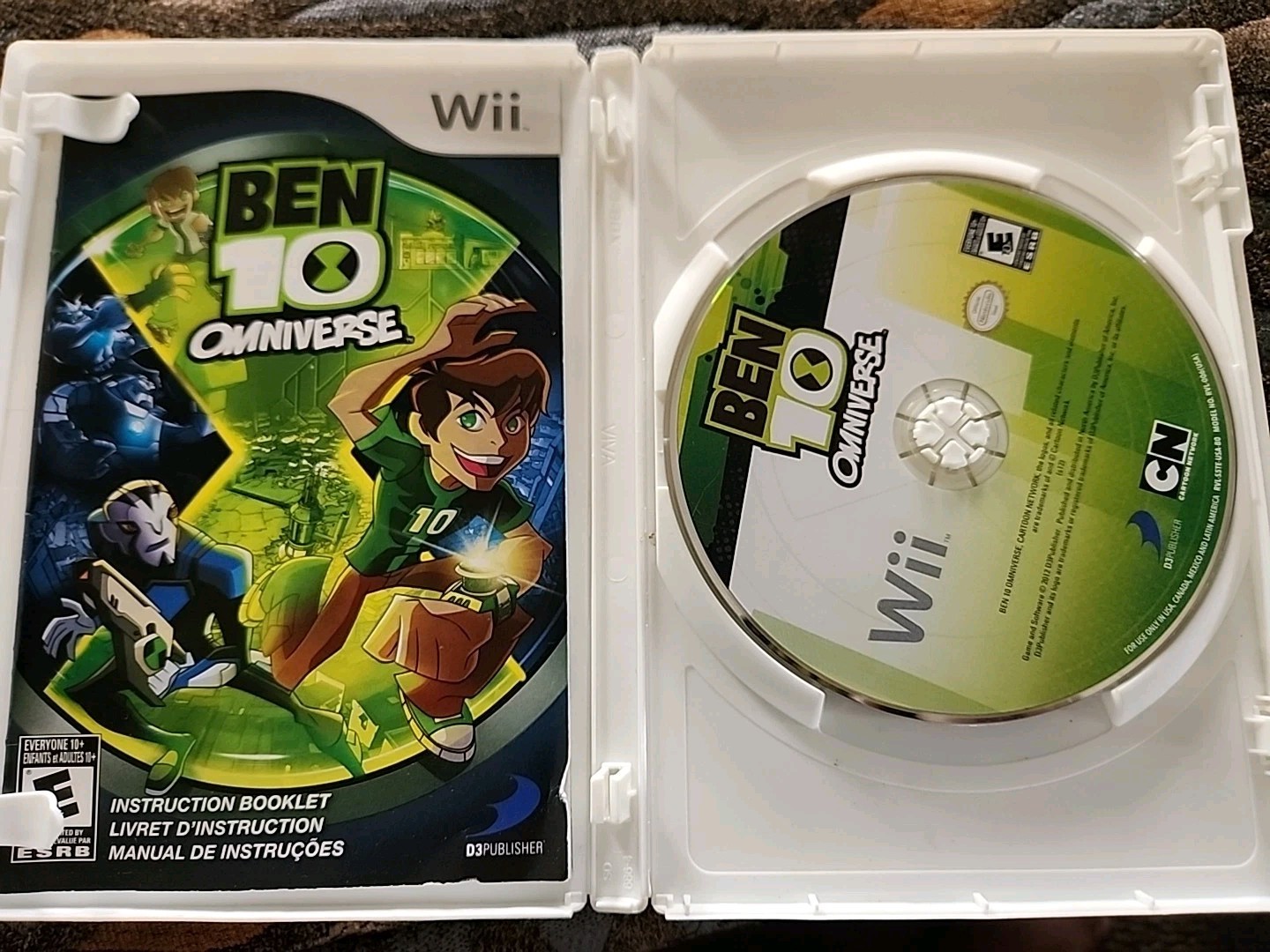Wii Ben 10 Omniverse Nintendo Wii Video Game Version 2012 Original Case & Manual