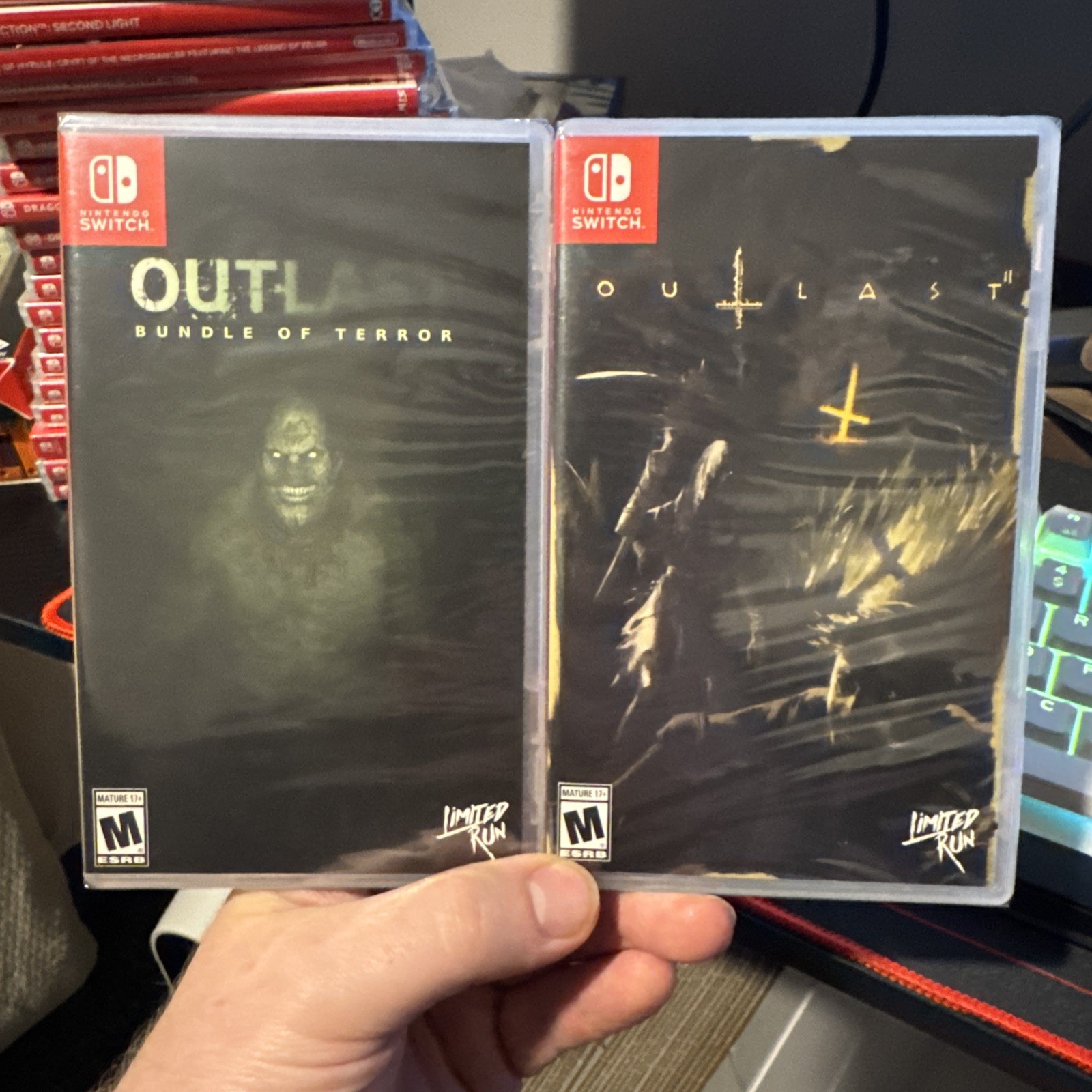 Outlast Bundle of Terror & Outlast 2 – Nintendo Switch – LRG – *NEW* – FREE S/H