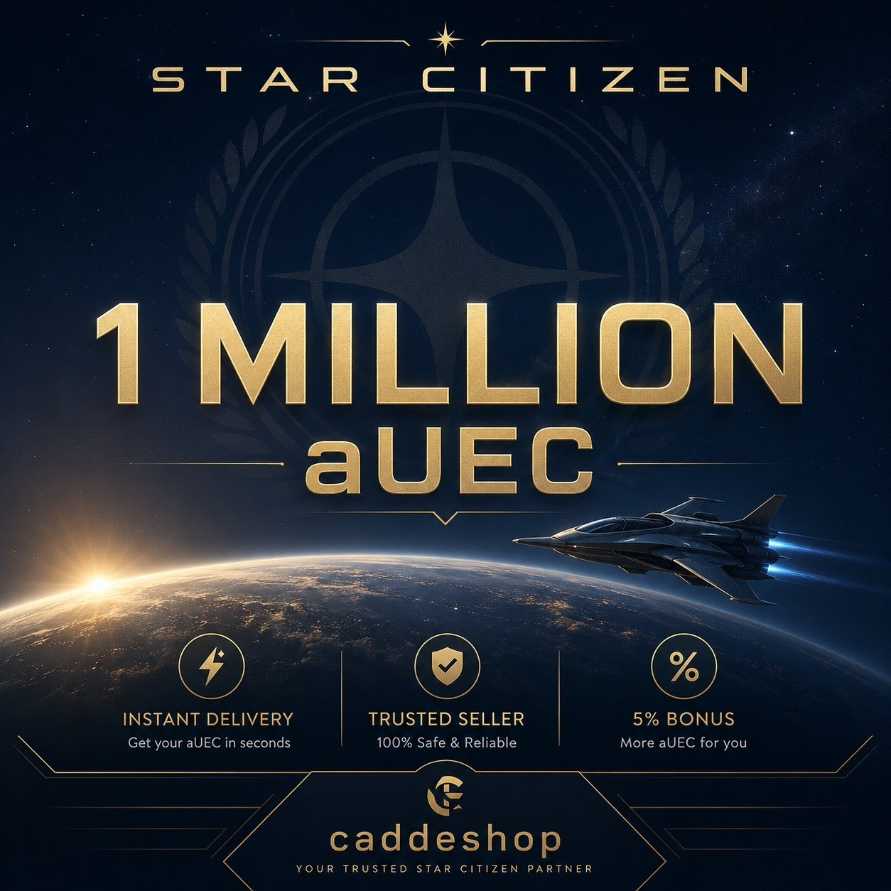 Star Citizen – 1.000.000 Auec – 1 Million Auec – Version 4.8.1 Live