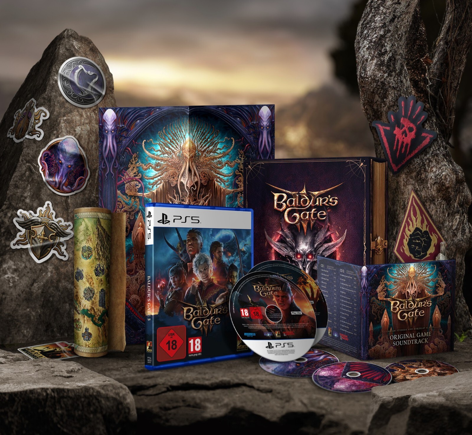 Baldurs Gate 3 Physical Deluxe Edition PlayStation 5 PS5 US Version Brand New