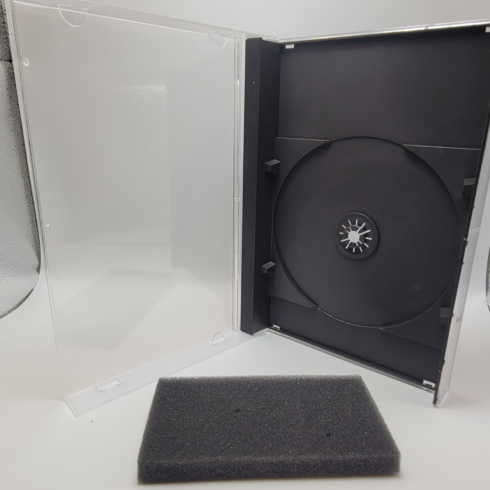 Game Case for Sega Saturn, Sega CD, or Playstation 1 + Foam Insert – NEW!