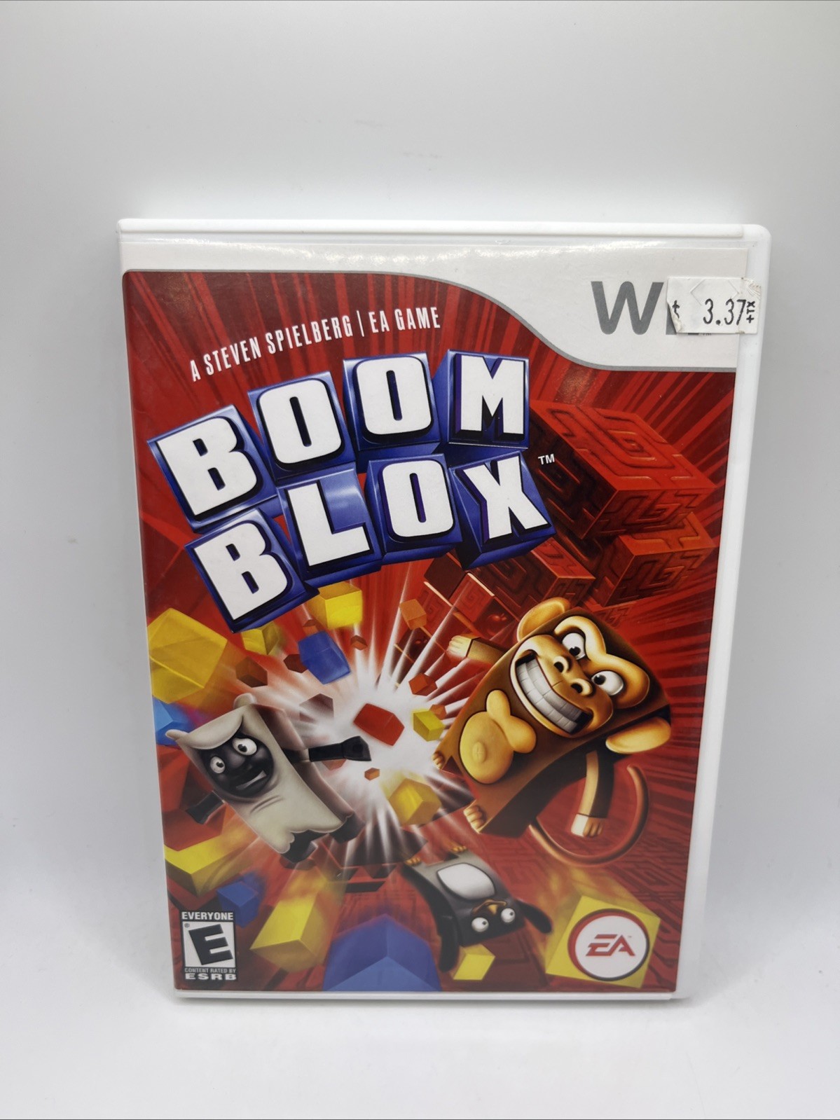 Boom Blox Video Game Steven Spielberg- Nintendo Wii – Complete w/ Manual