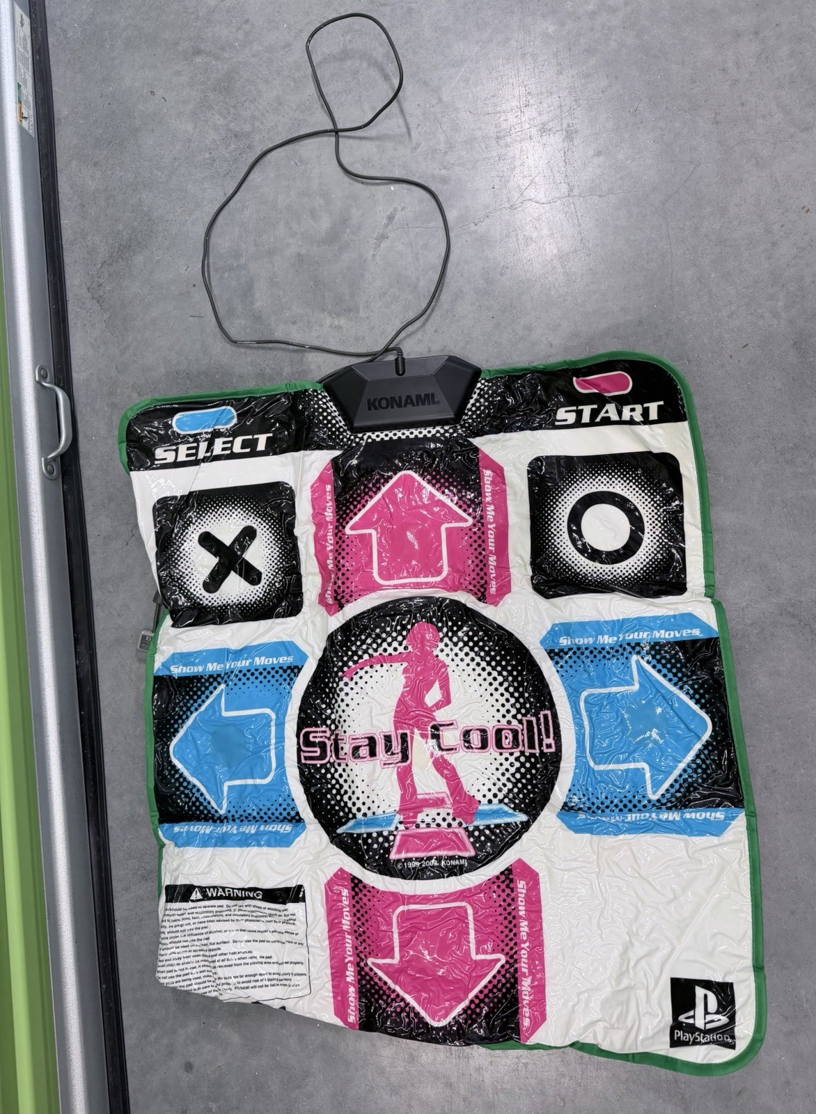 Konami Sony PlayStation 1/2 Dance Dance Revolution Game Pad Dance Mat DDR RU041