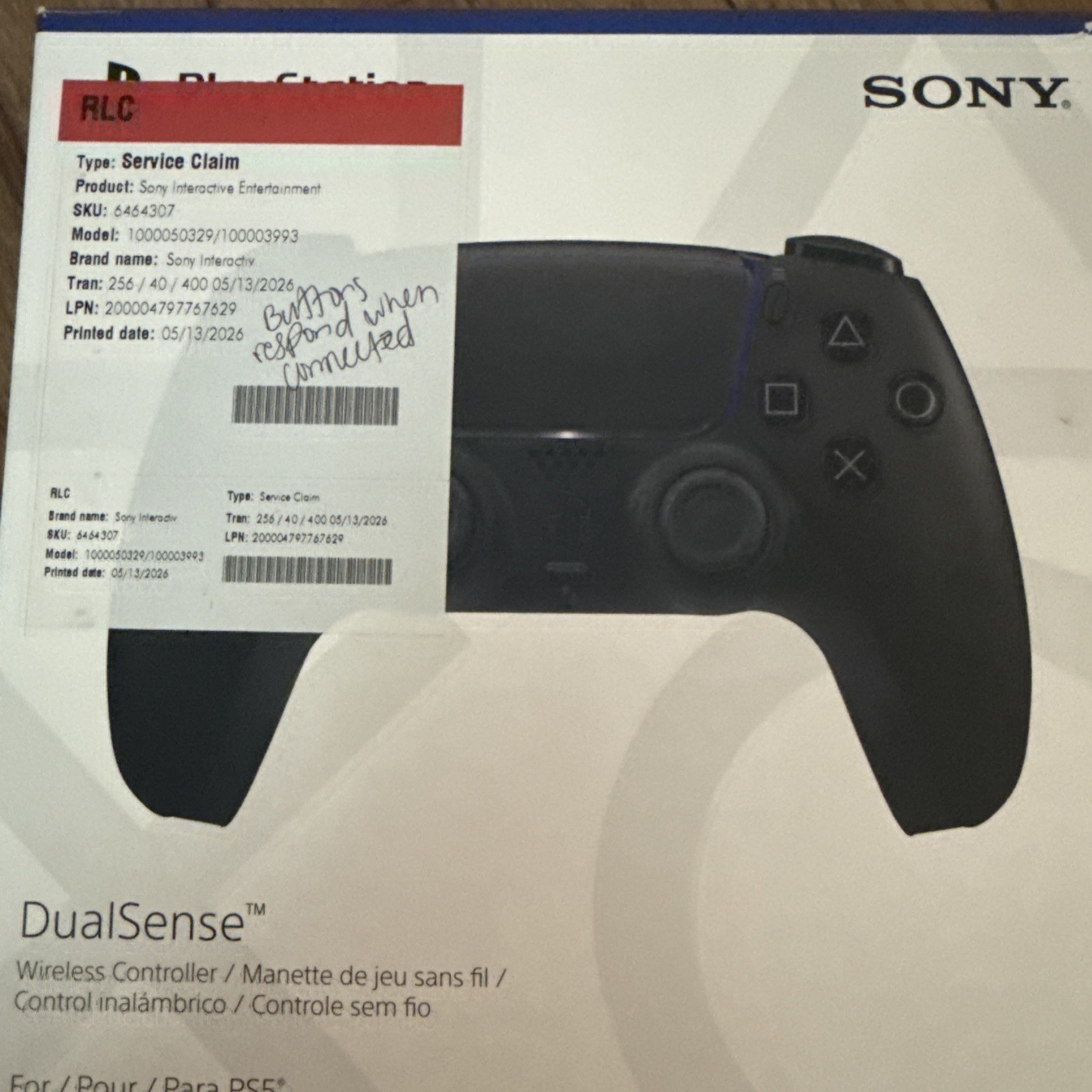 Sony PlayStation DualSense Wireless Controller – Midnight Black