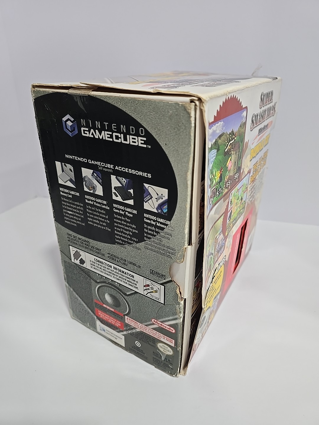 Super Smash Bros Melee Nintendo Platinum Gamecube Bundle CIB Extremely RARE