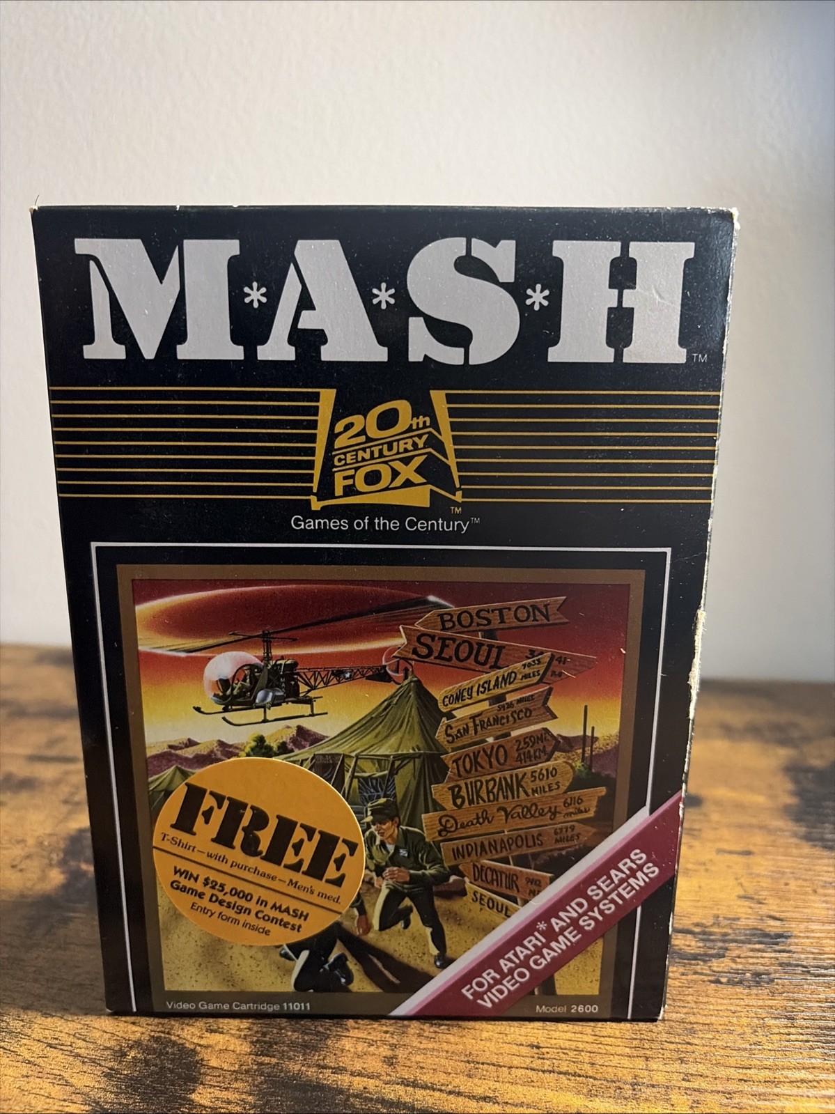 MASH 20th Century Fox (Atari 2600, 1983) Complete In Box CIB.