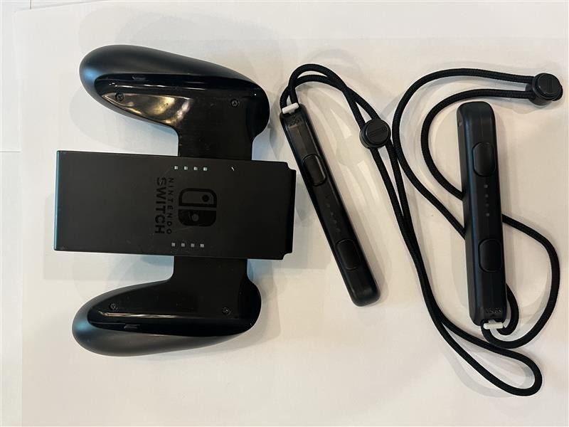 Nintendo Switch Bundle Red Blue Joy-Cons + ATV Game + Amiibo Cards