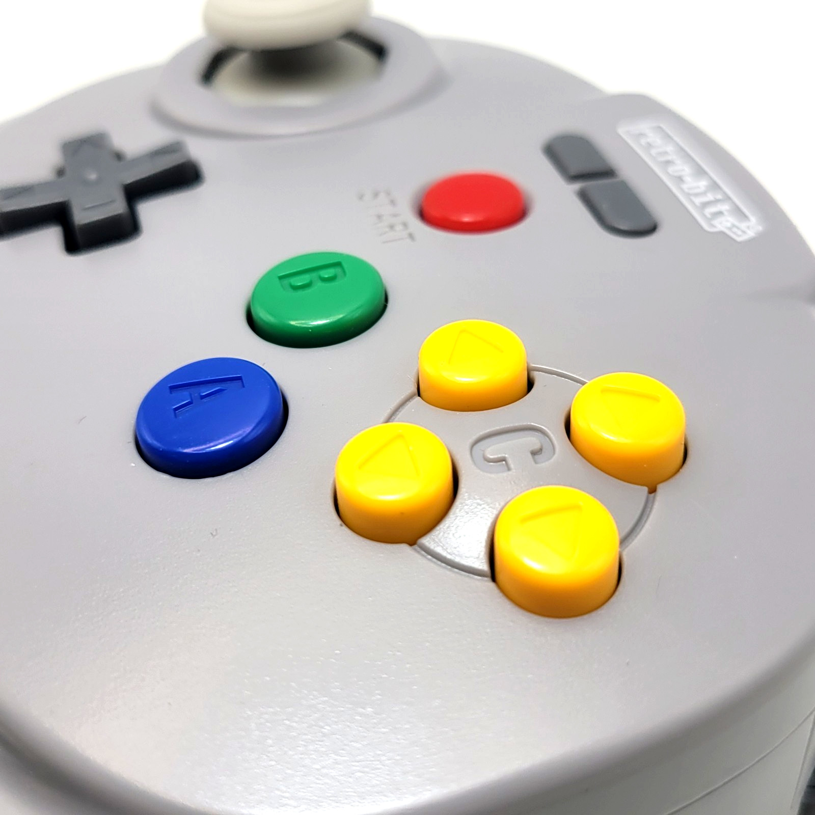 Tribute64 2.4GHz Wireless Controller for N64, Switch, and USB – Classic Gray