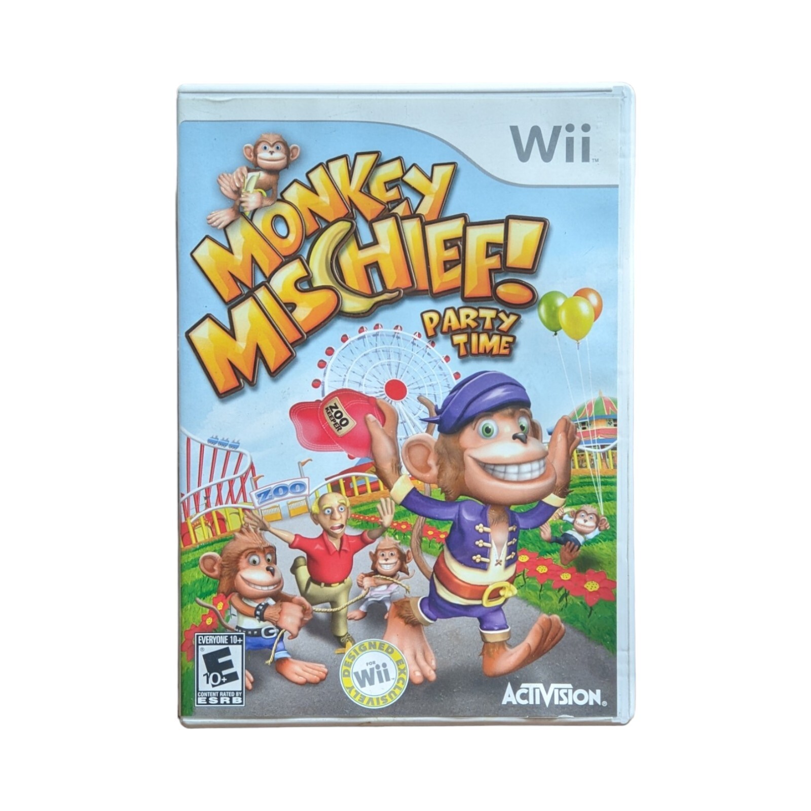 Monkey Mischief: Party Time Nintendo Wii 2008 Tested Disc and Case